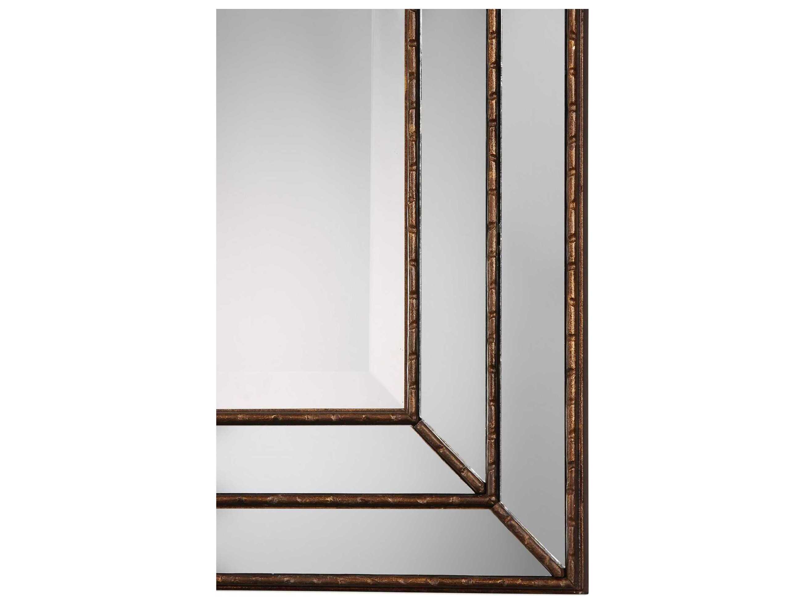 Luxecor Illumination Metallic Bronze Rectangular Wall Mirror