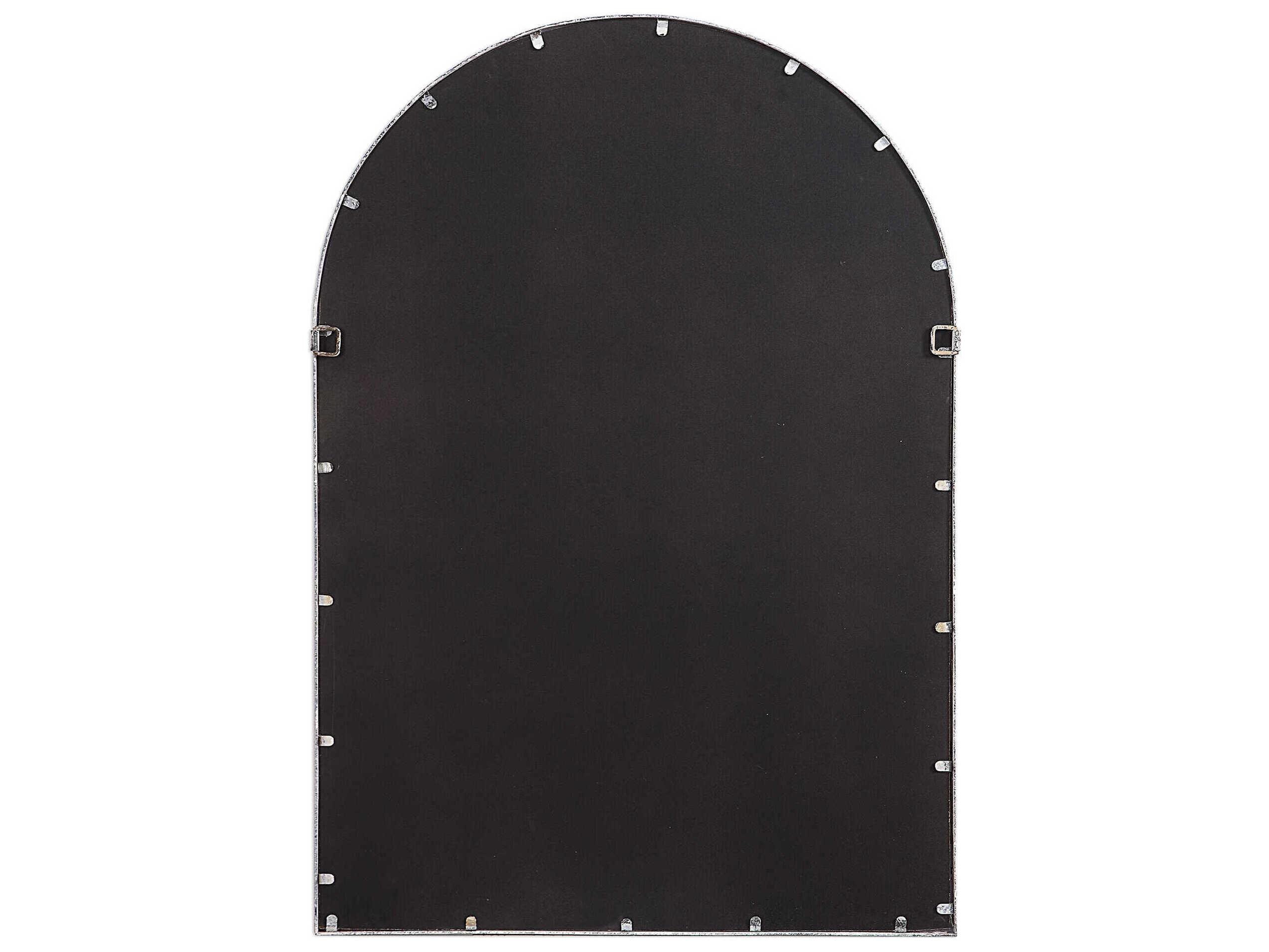 Luxecor Illumination Antique Rustic Gray Wall Mirror