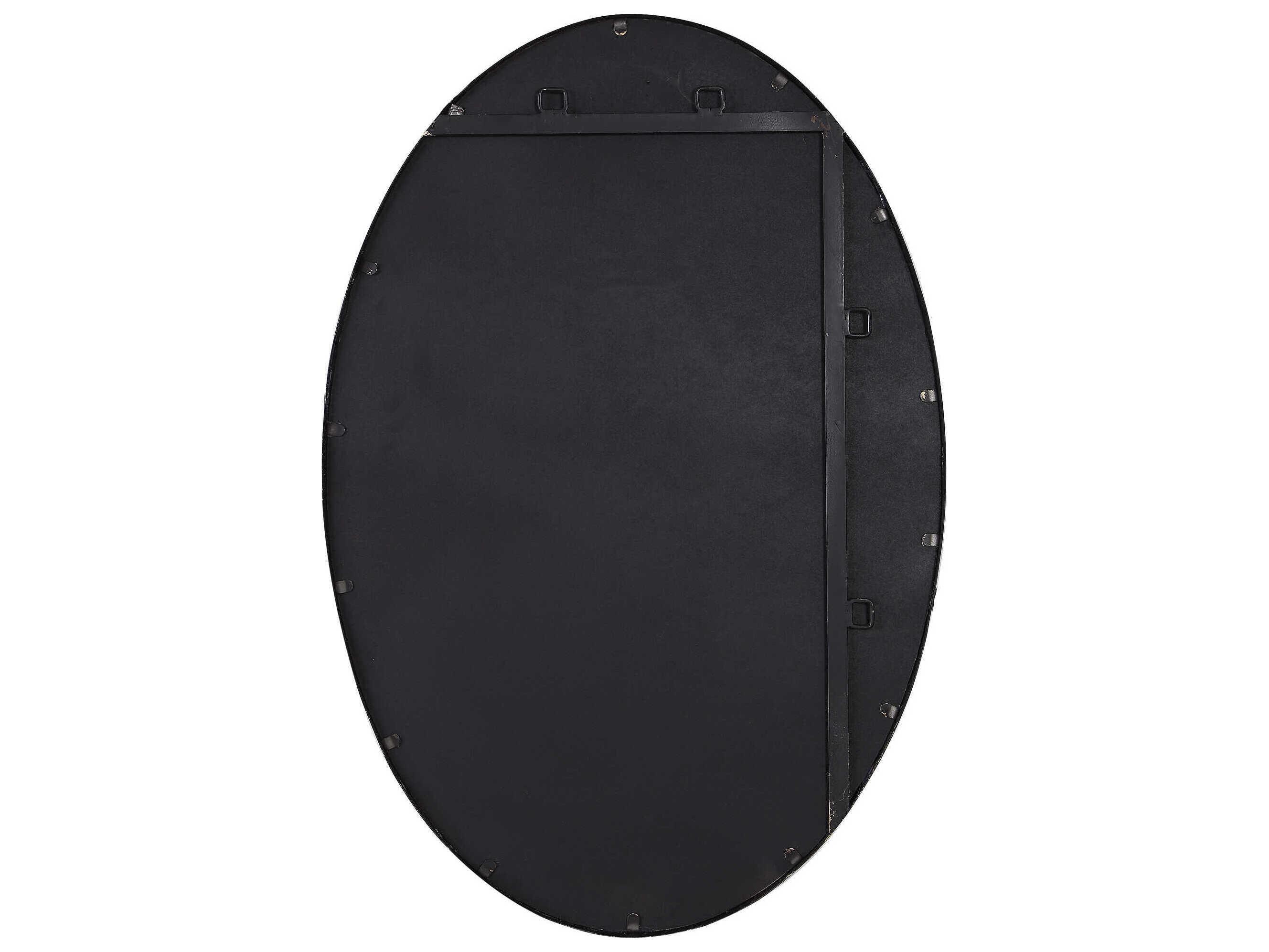 Luxecor Illumination Gold Leaf Oval Wall Mirror