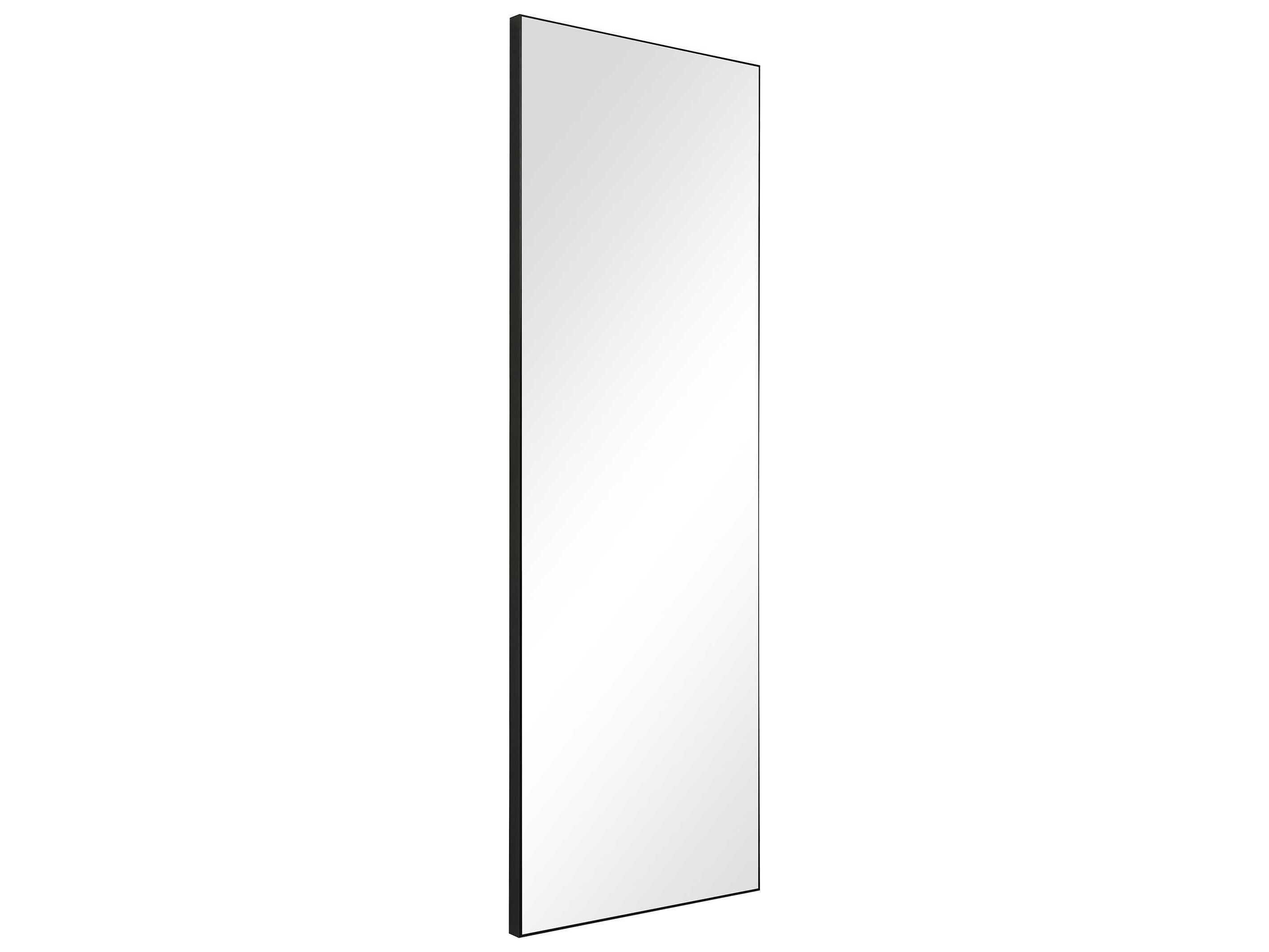 Luxecor Illumination Black Rectangular Wall Mirror