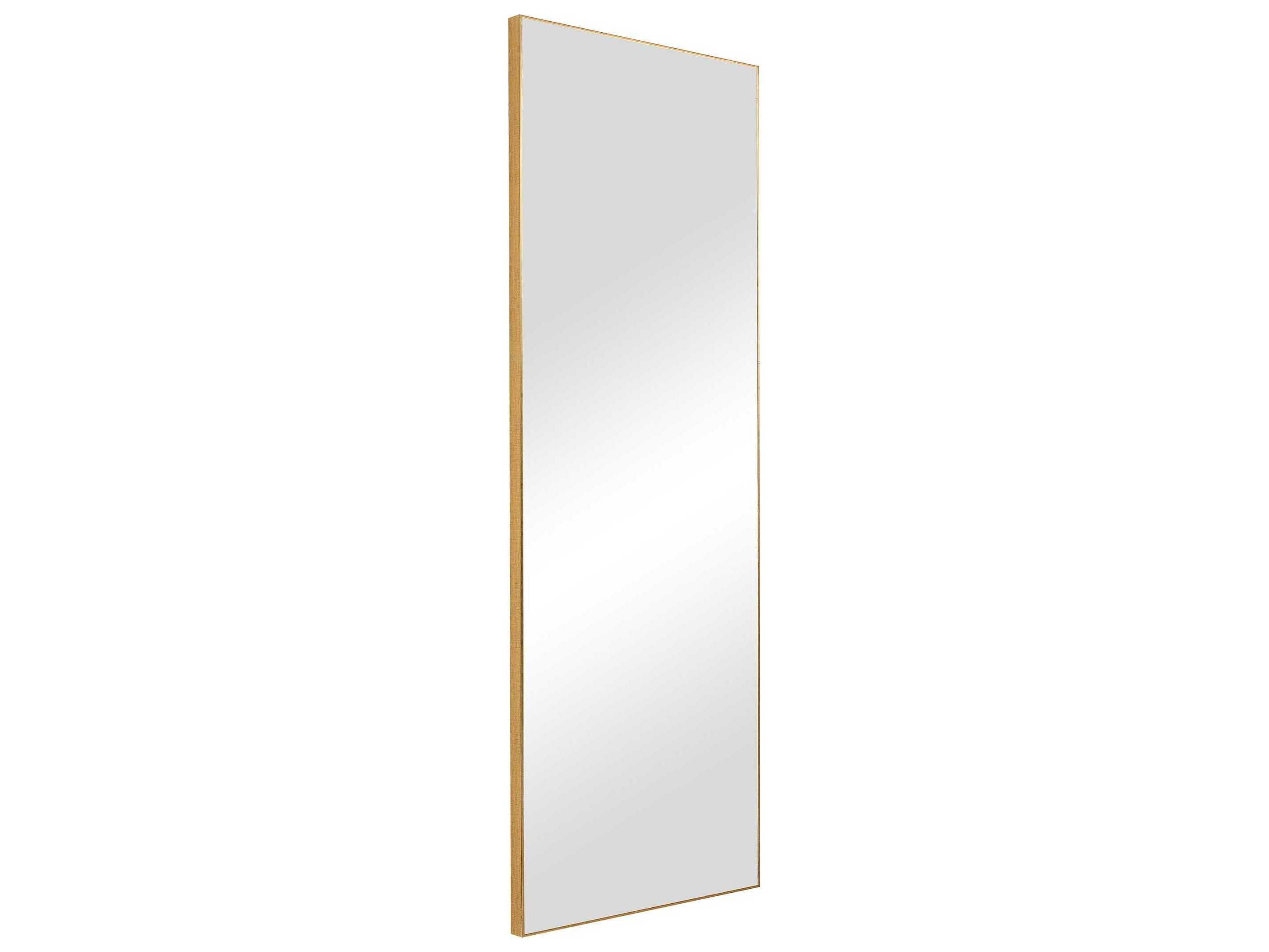 Luxecor Illumination Gold Rectangular Wall Mirror
