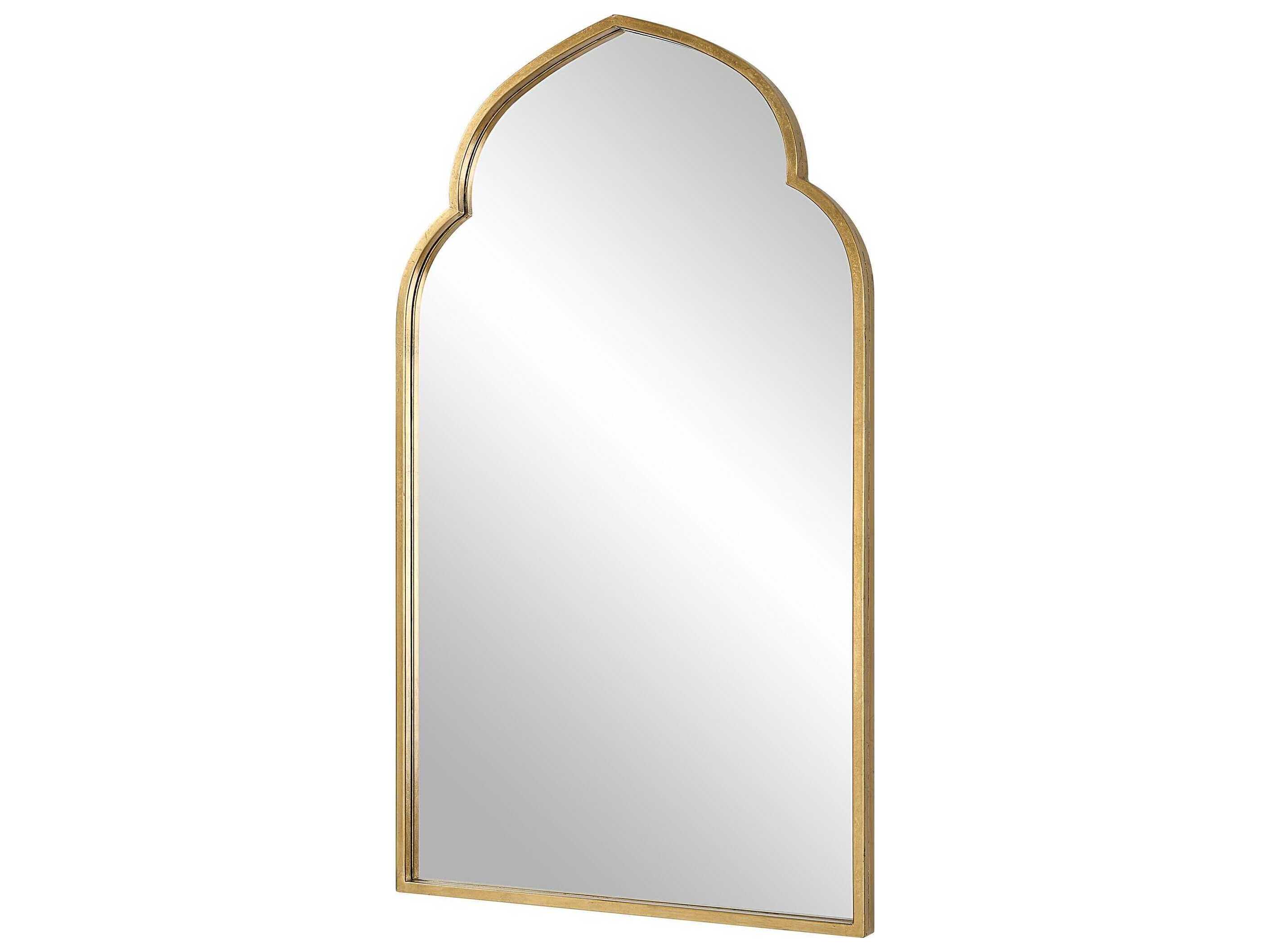 Luxecor Illumination Gold Leaf Wall Mirror