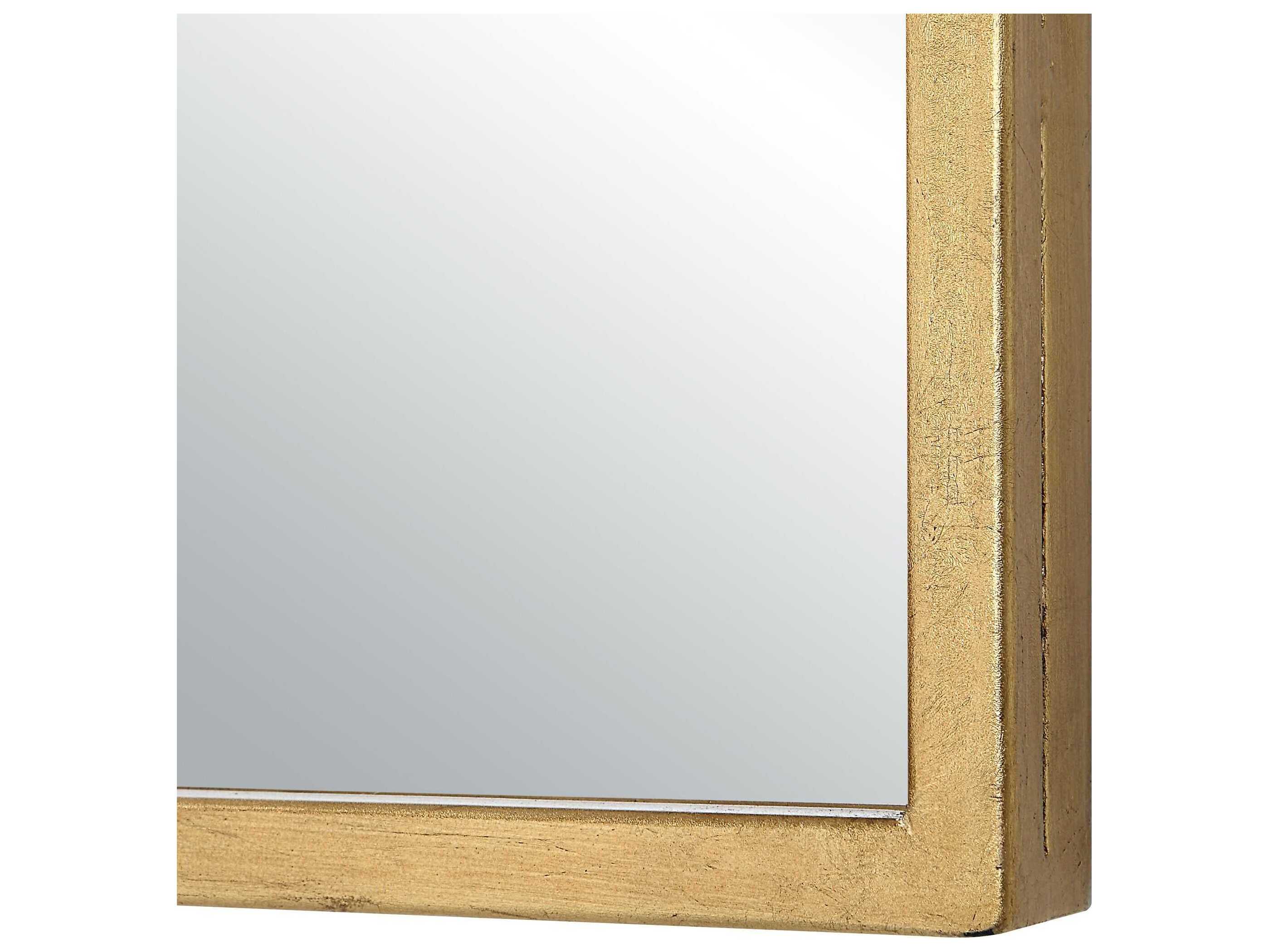 Luxecor Illumination Gold Leaf Wall Mirror