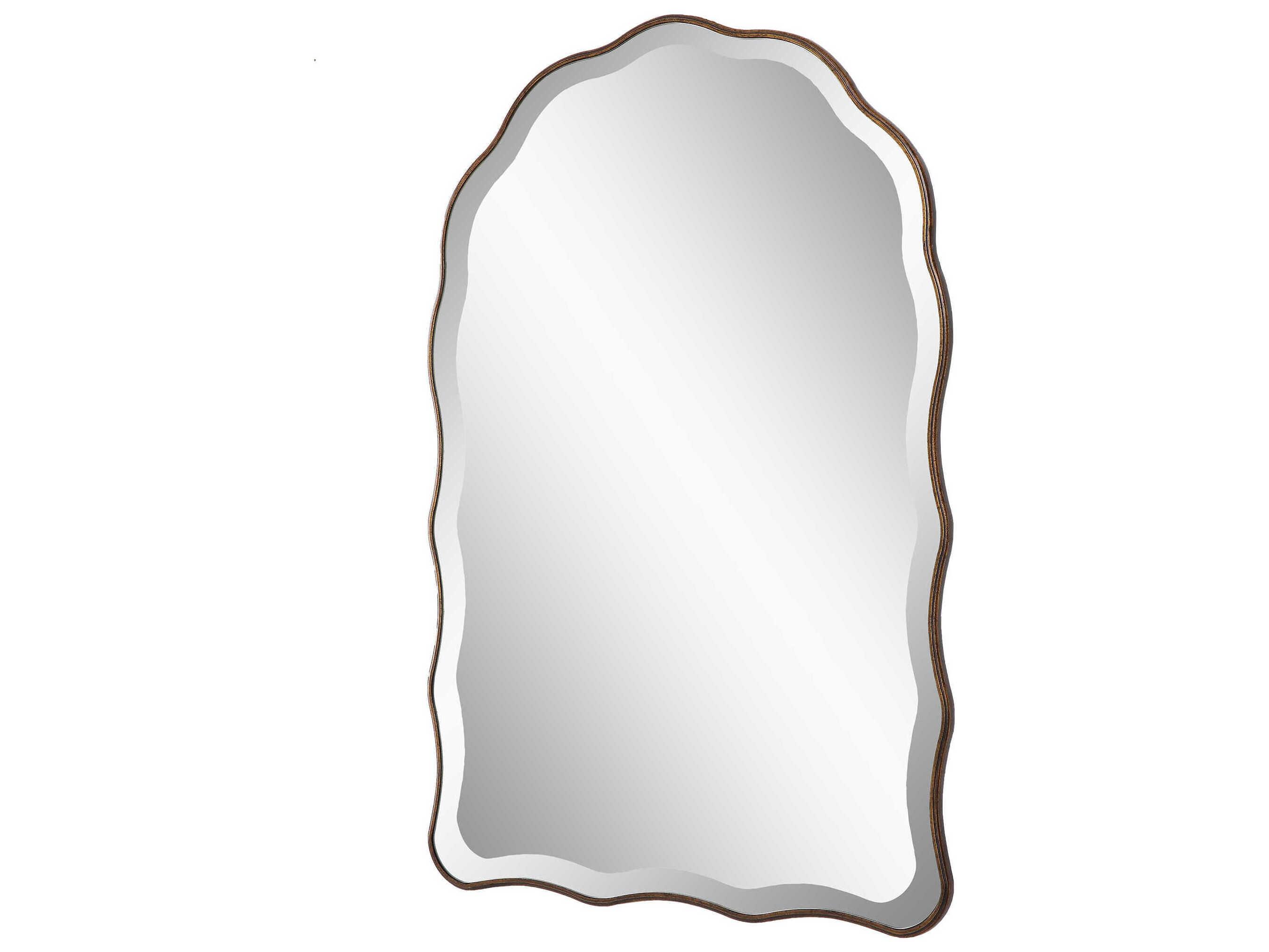 Luxecor Illumination Antique Bronze Gold Wall Mirror