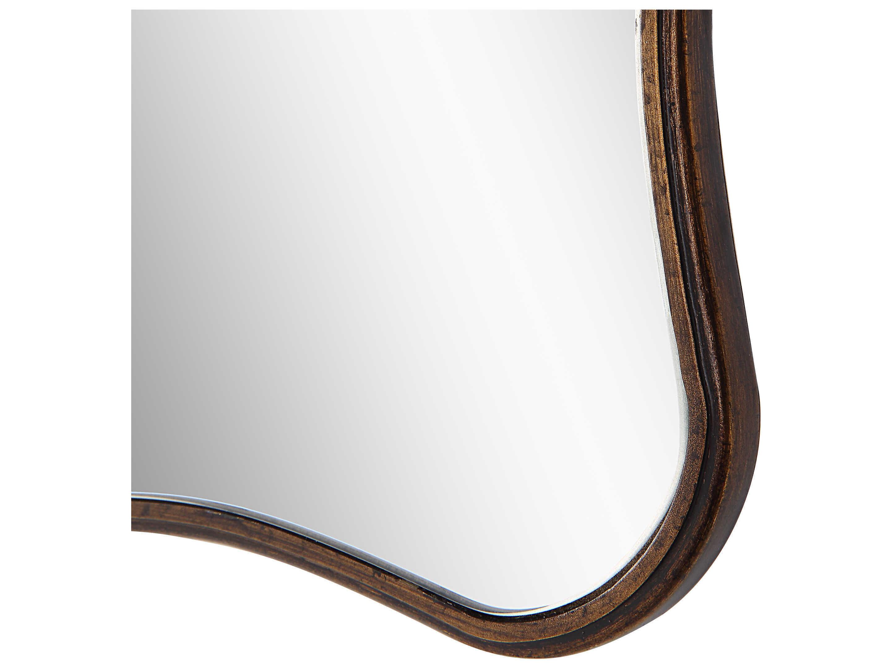 Luxecor Illumination Antique Bronze Gold Wall Mirror