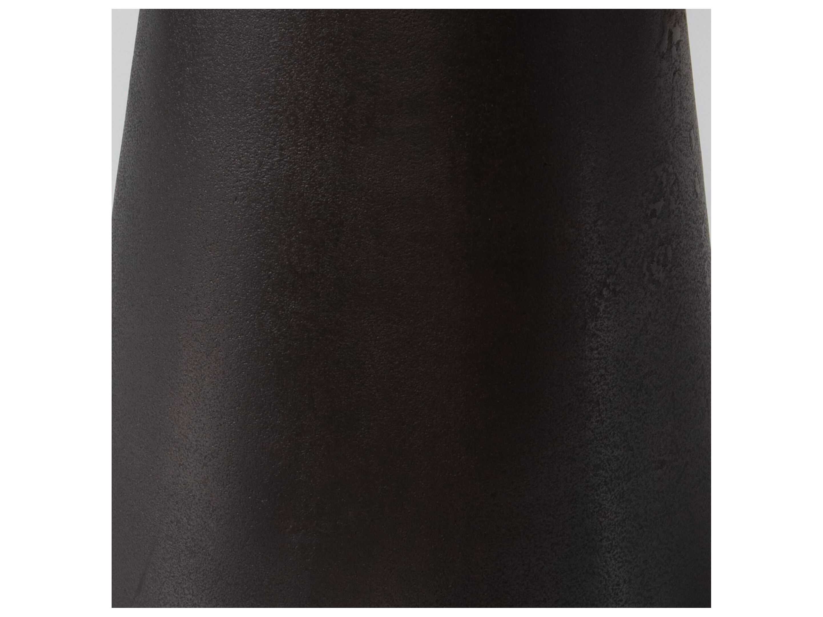 Luxecor Illumination Round Metal Dark Bronze End Table