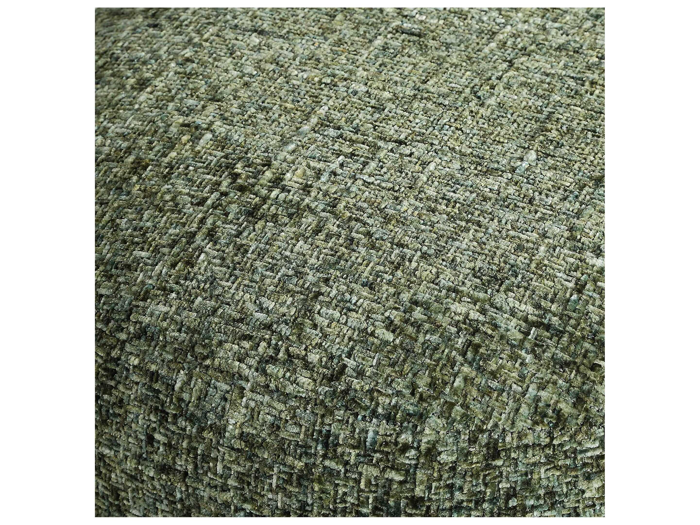 Luxecor Illumination Forest Green Upholstered Ottoman