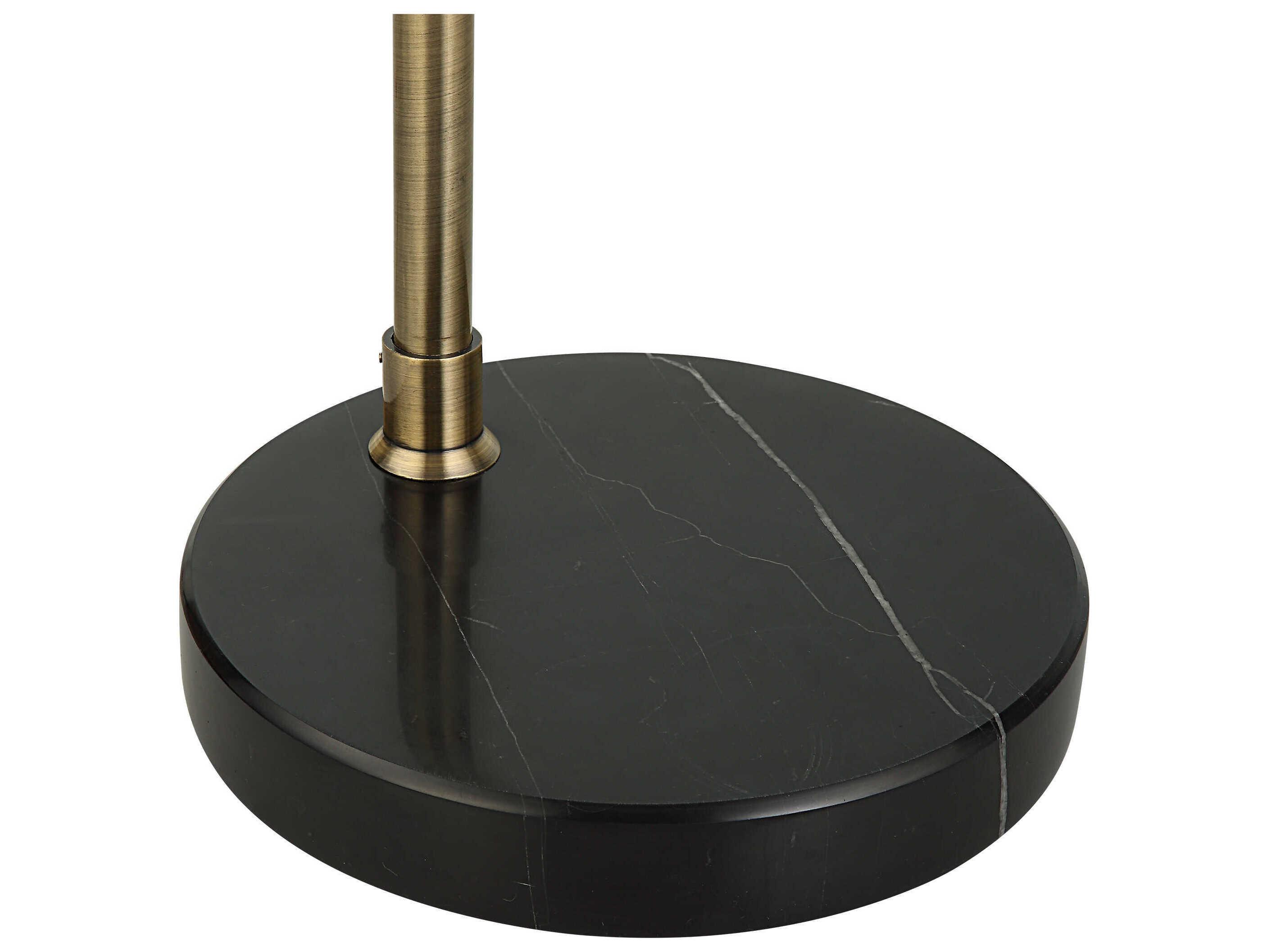 Luxecor Illumination Antique Brass Gold Floor Lamp