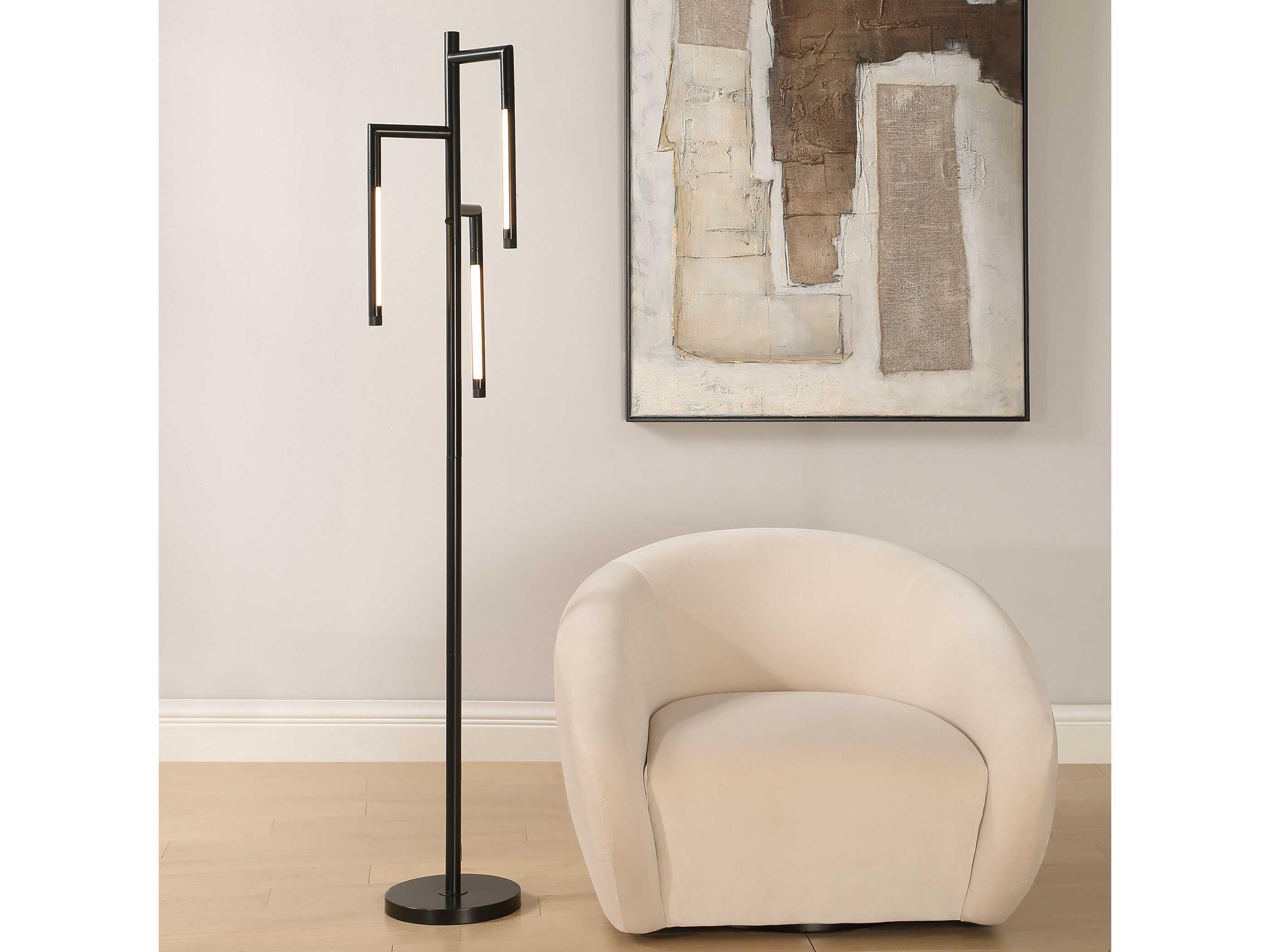 Luxecor Illumination Black Floor Lamp