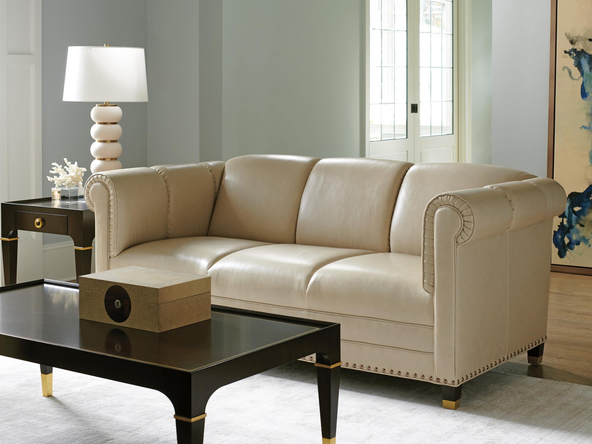 Lexington Carlyle Kensington Leather Sofa