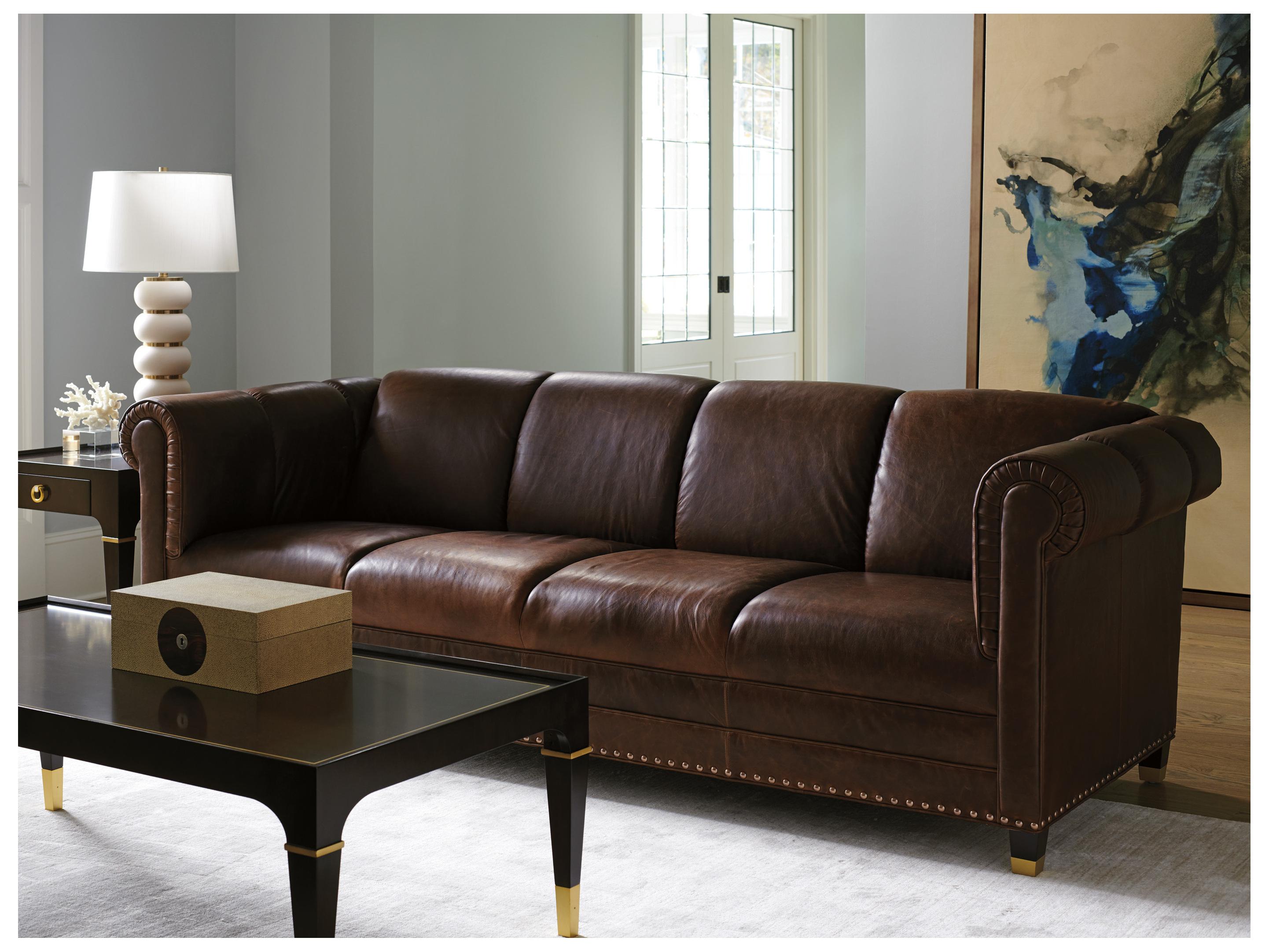 Lexington Carlyle Springfield Leather Sofa