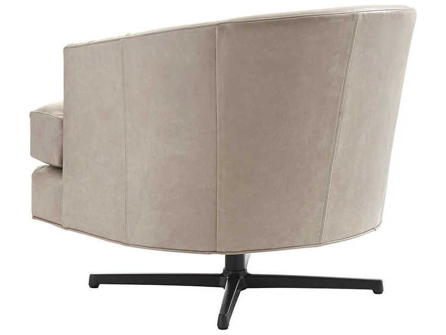 Lexington Swivel Leather Accent Chair