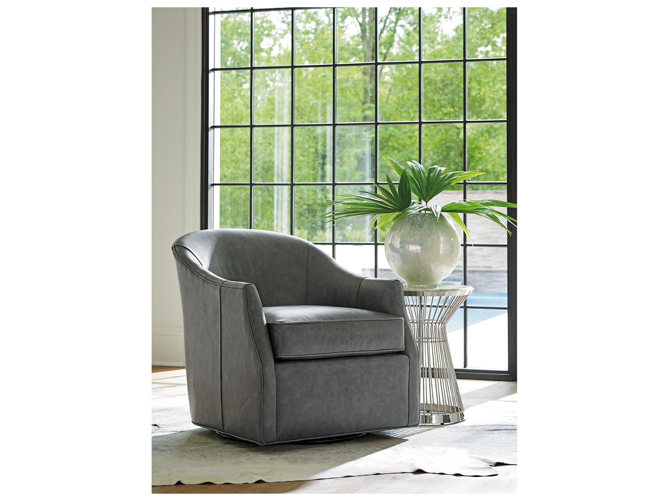 Lexington Ariana Escala Leather Swivel Chair
