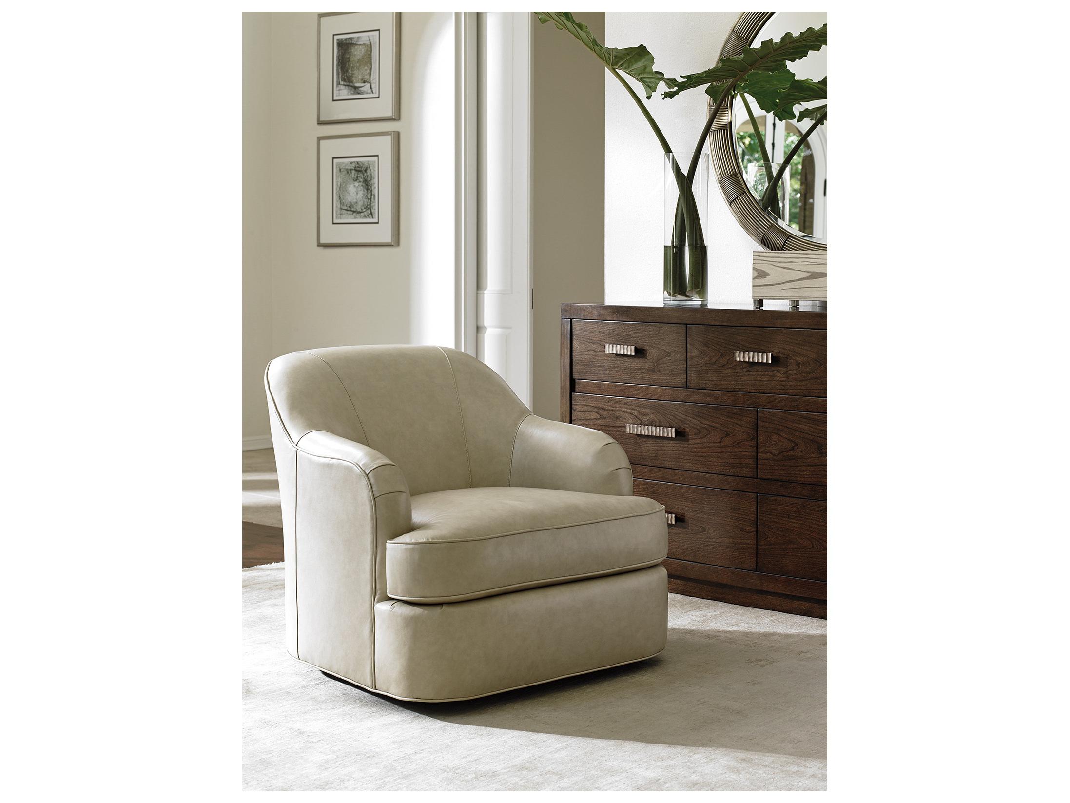Lexington Laurel Canyon Alta Vista Leather Swivel Chai
