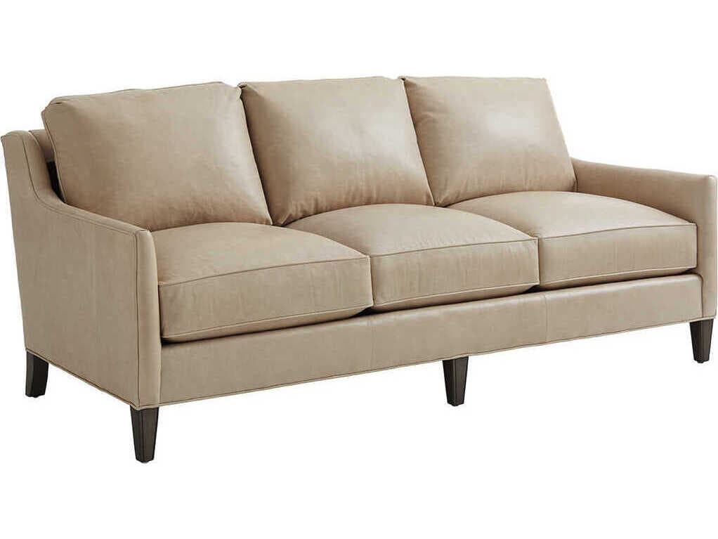 Lexington Ariana Misty Leather Sofa