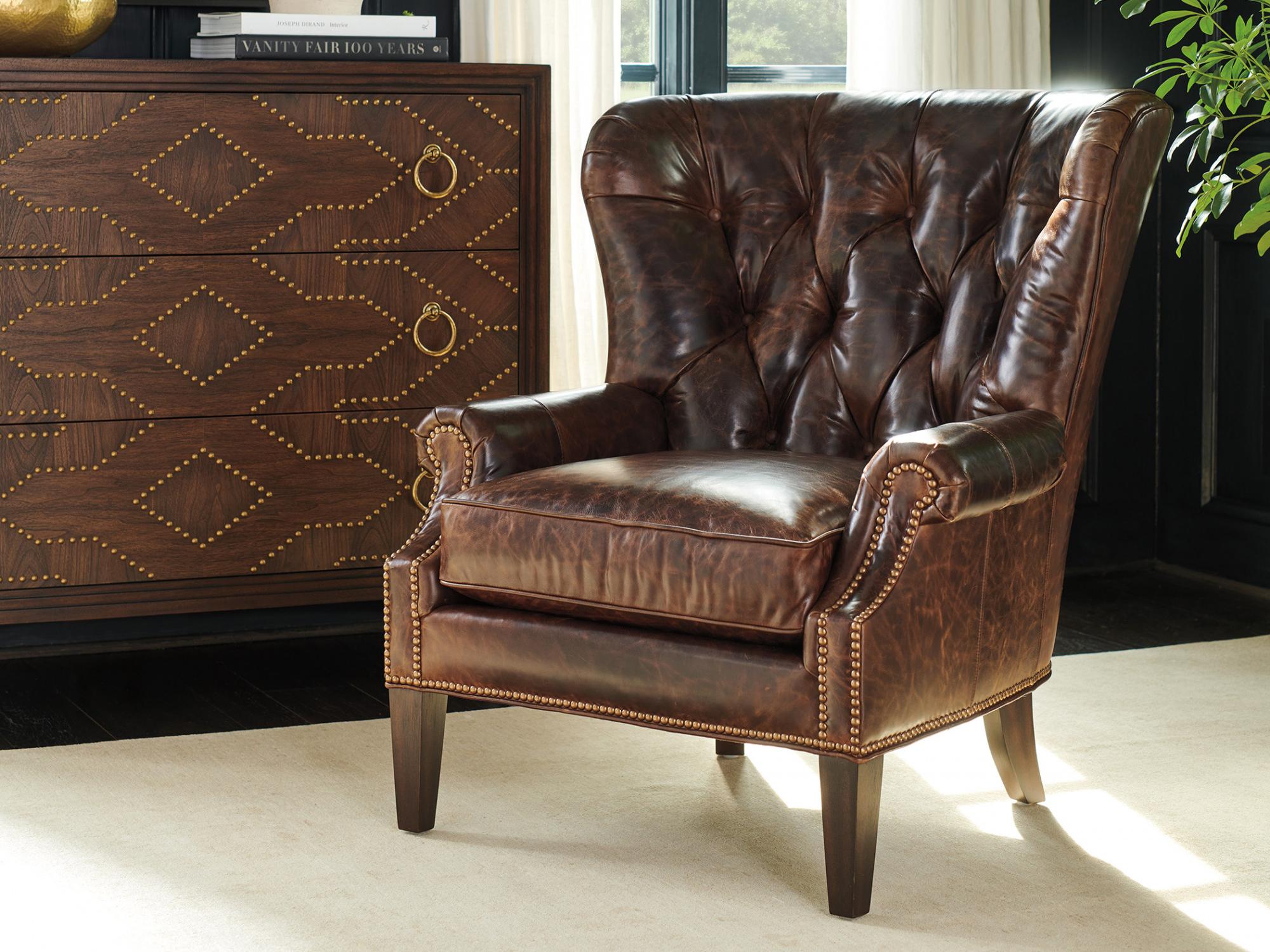Lexington Silverado Leather Accent Chair
