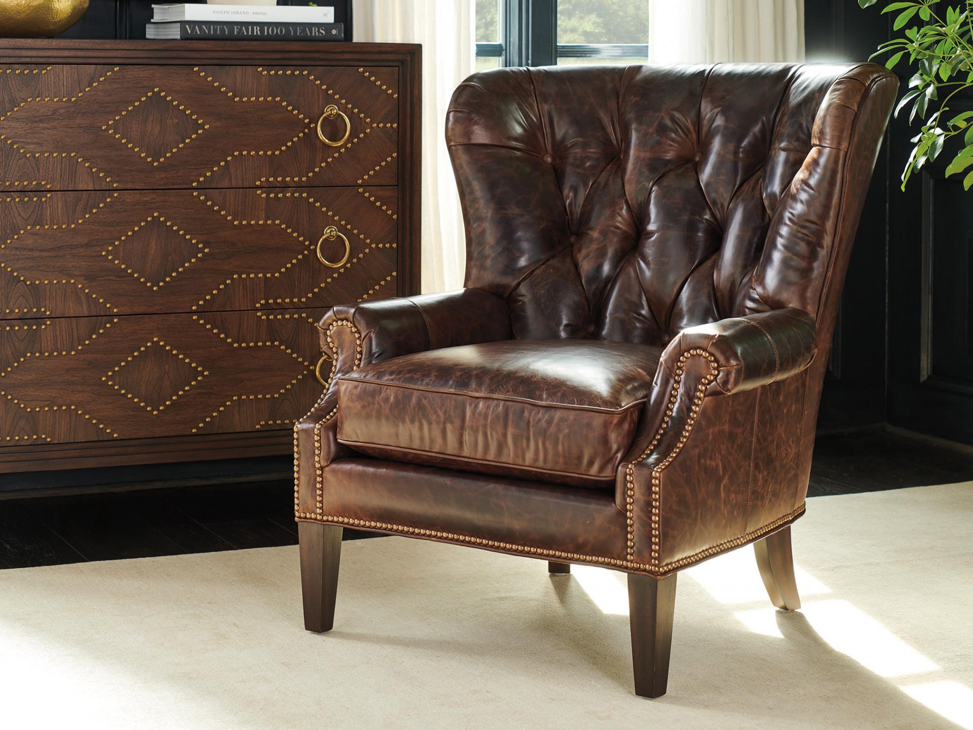 Lexington Silverado Leather Accent Chair