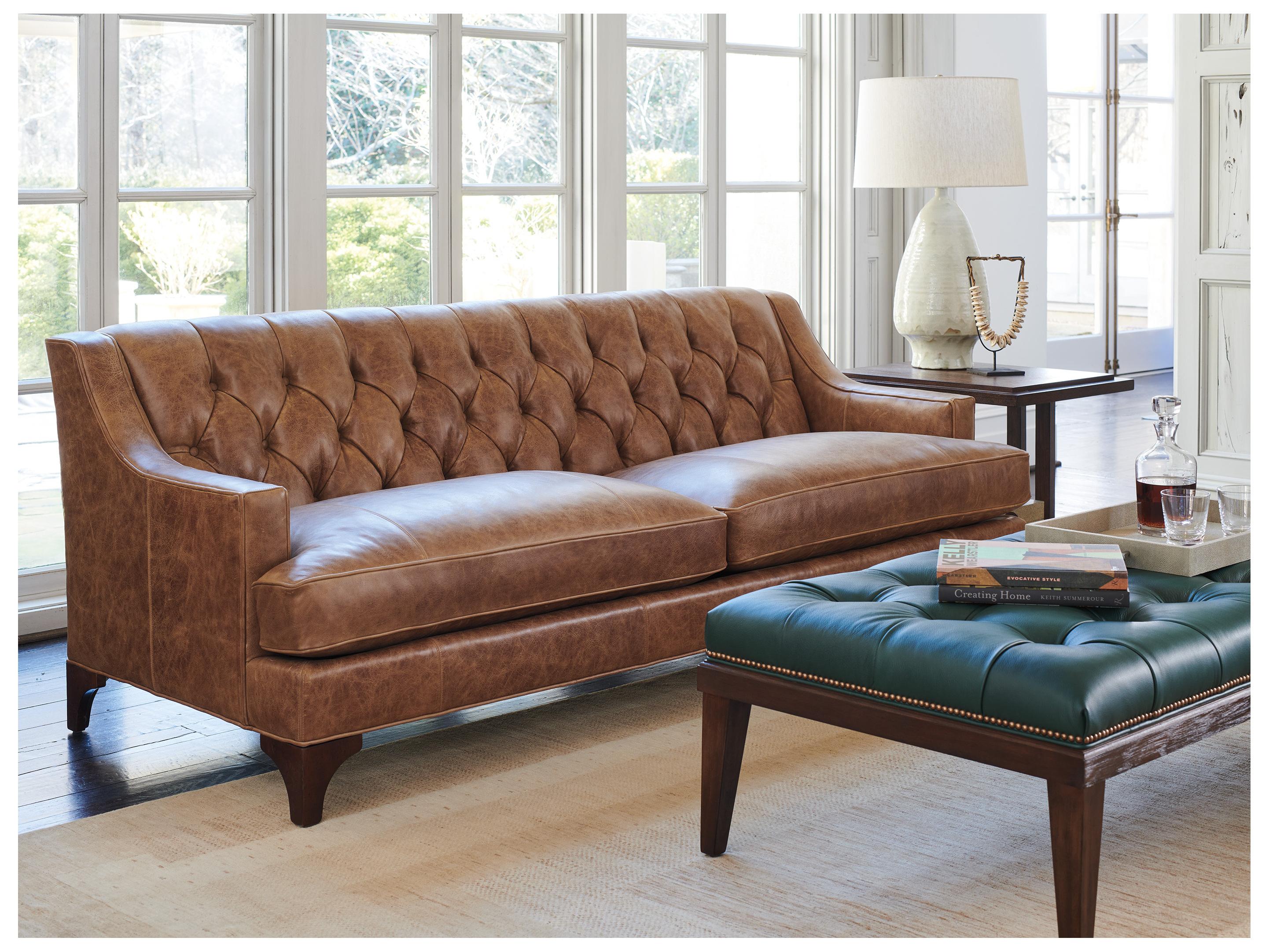 Lexington Silverado Sonoma Leather Sofa