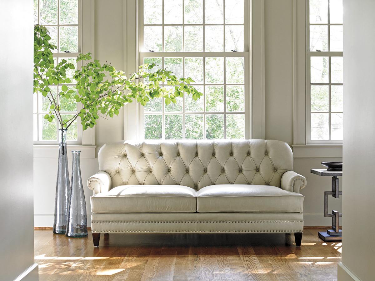 Lexington Oyster Bay Arlington Leather Loveseat