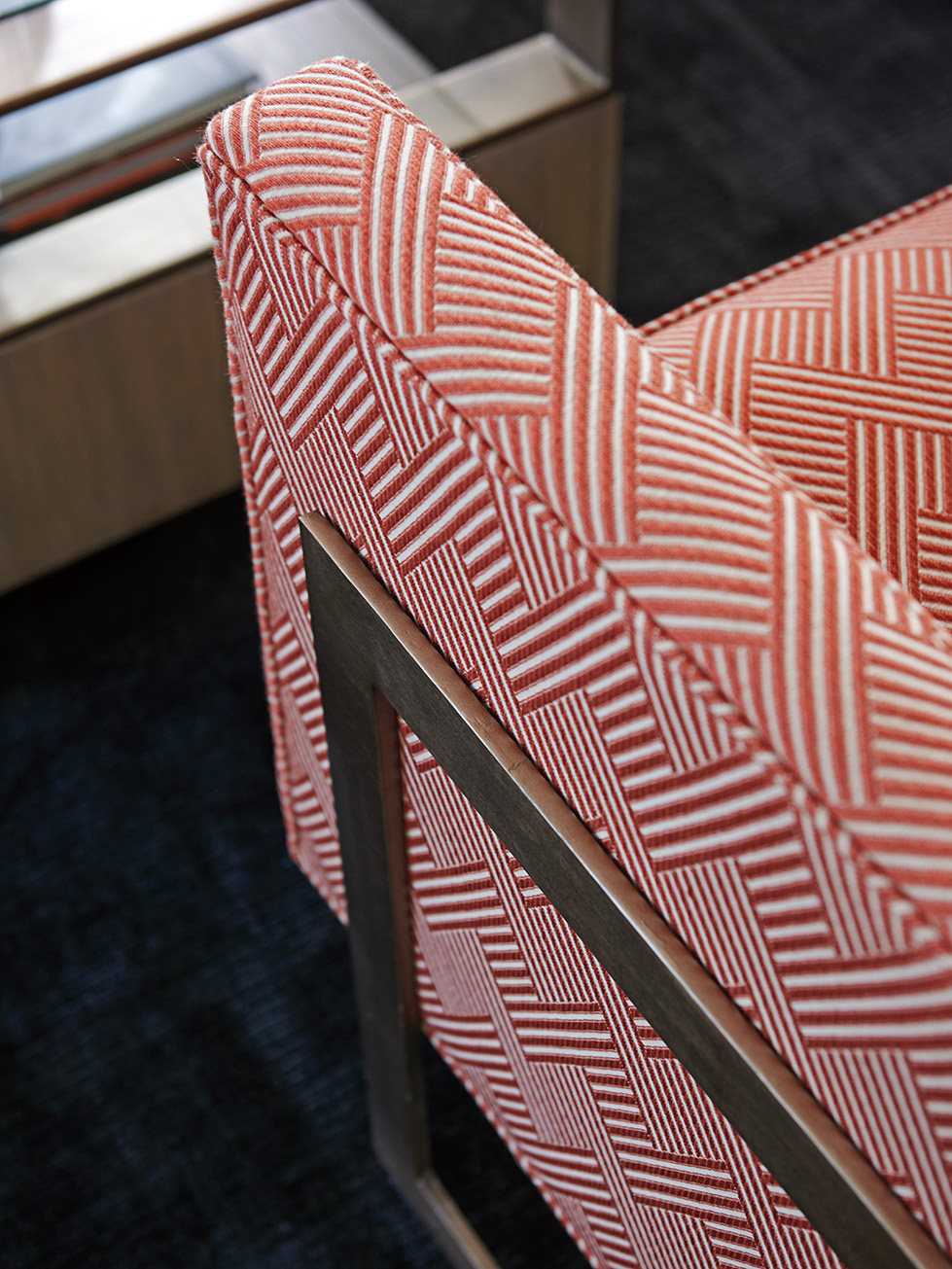 Lexington Shadow Play Table Set Chair and Ottoman