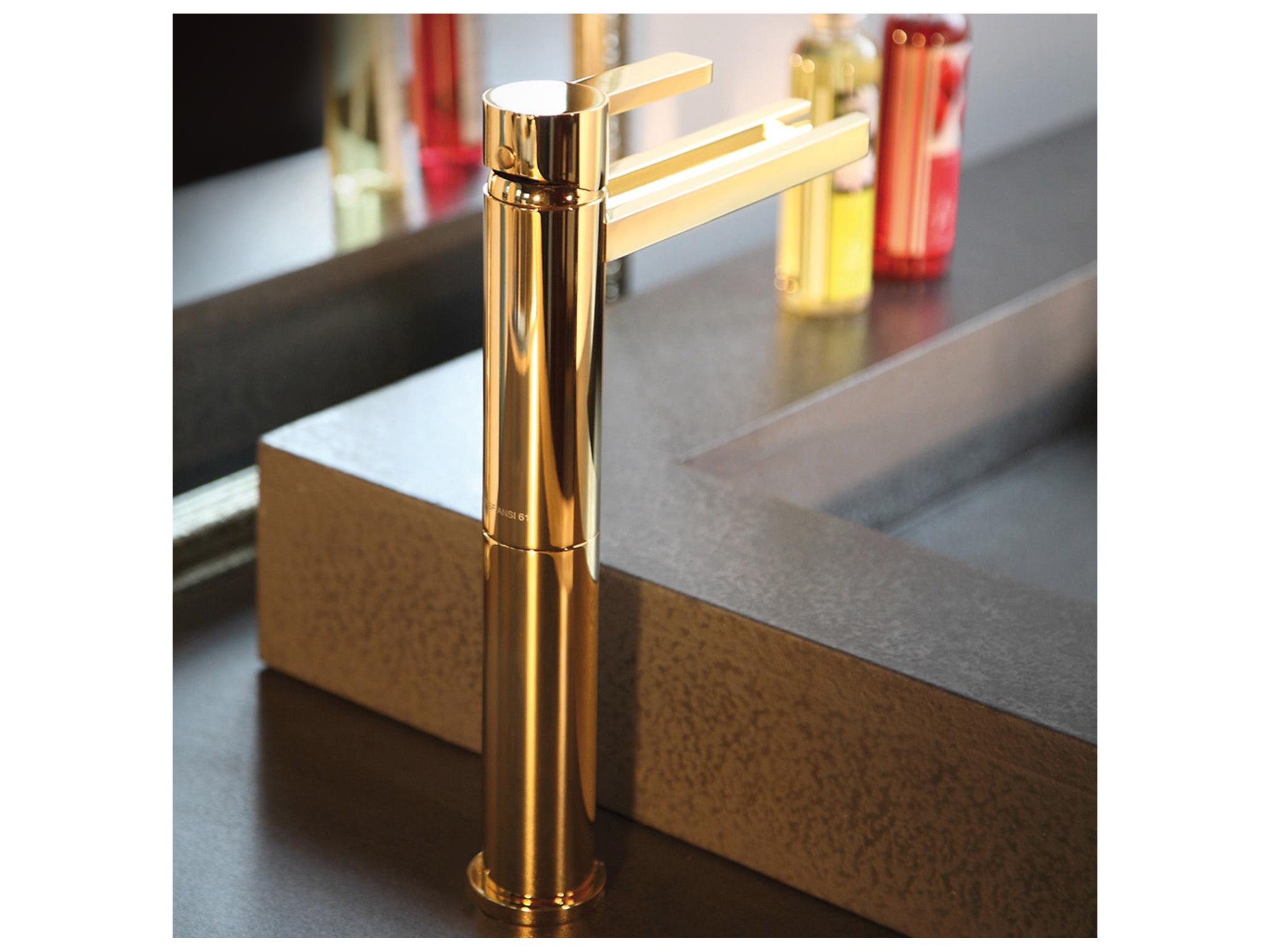 Maestro BathNobilezza Luxury Waterfall Bathroom Faucet  Polished Gold