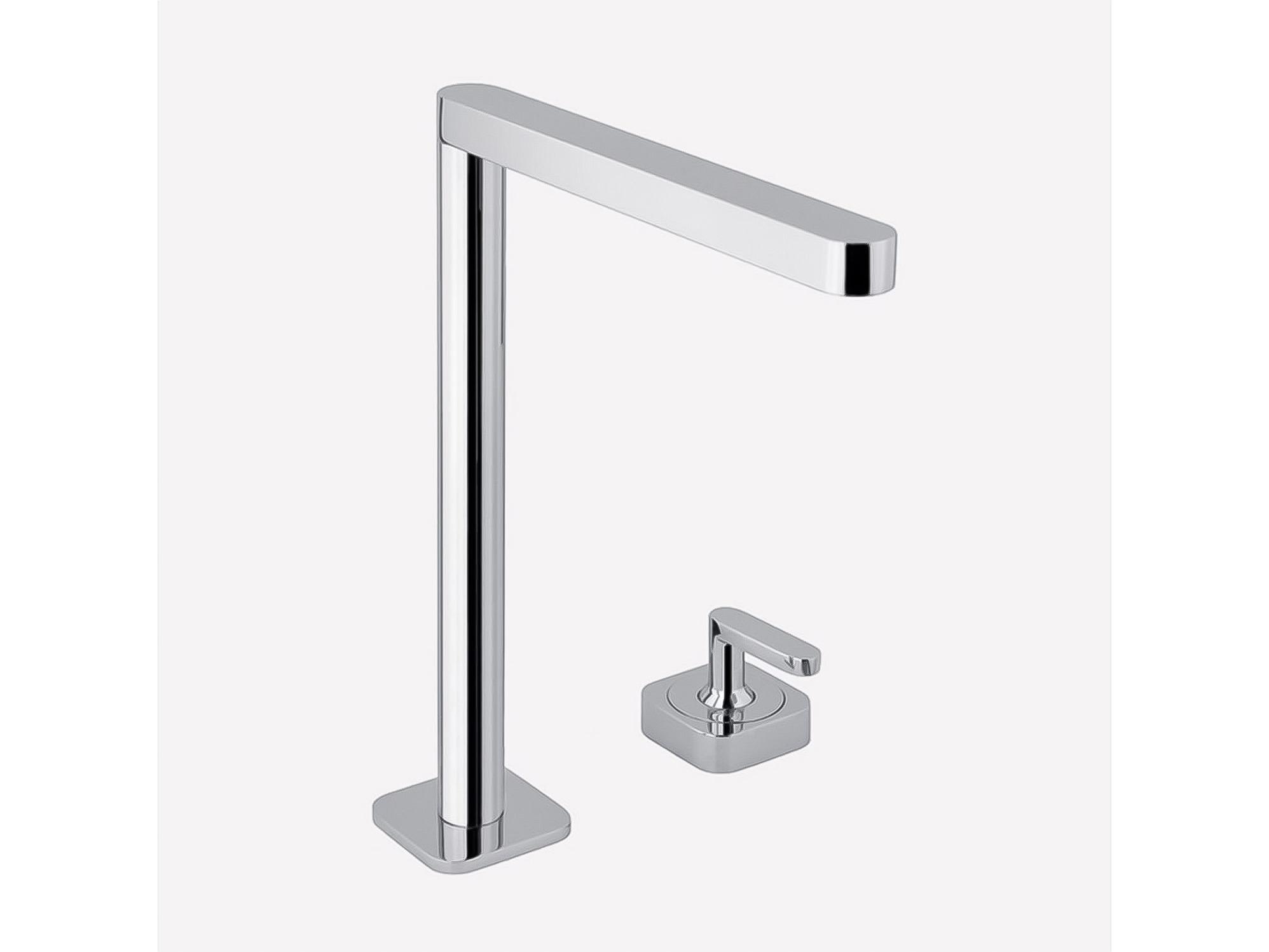 Maestro BathBramosia Luxury Single Handle Bathroom Sink Faucet  Polished Chrome  High