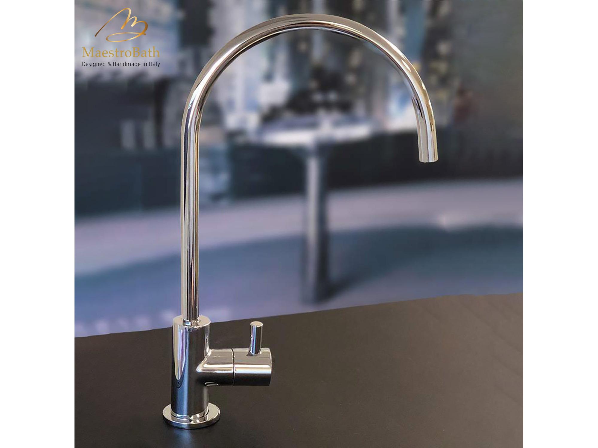Maestro BathPreziosa Modern Bar Faucet  Chrome