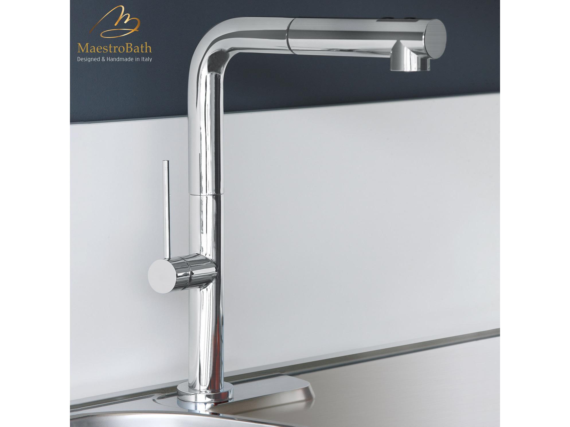 Maestro BathValentina Sink Faucet  Brushed Nickel