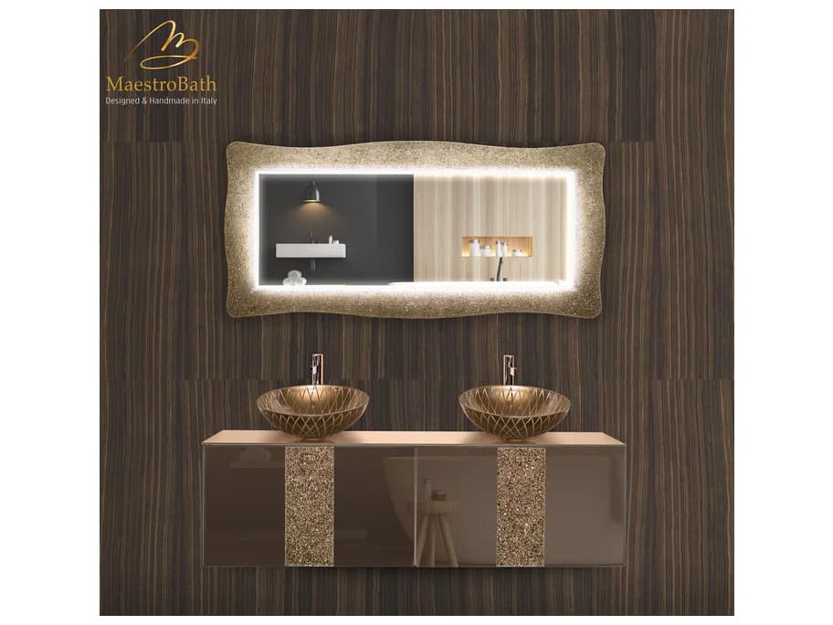 Maestro BathLuca Double Mirror 66" X 29"