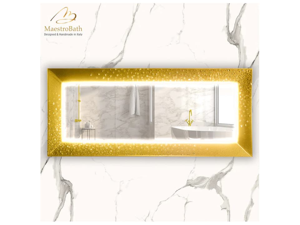 Maestro BathPerlata Double Mirror 66" X 29"