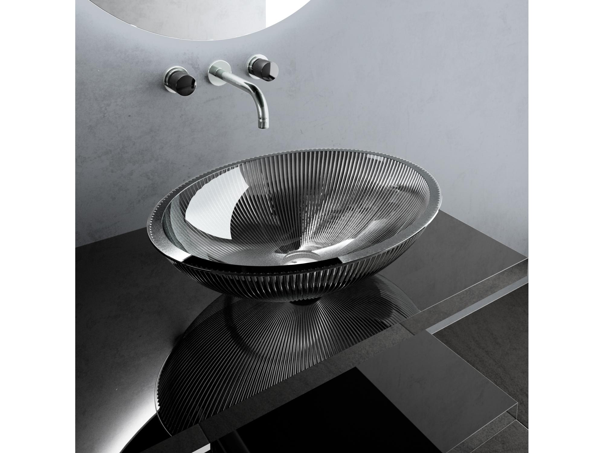 Maestro BathAllegrezza Luxury Oval Vessel Sink  Black