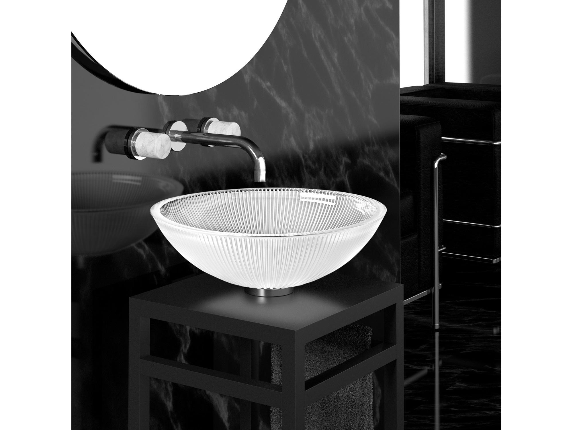 Maestro BathAllegrezza Luxury Round Vessel Sink  White