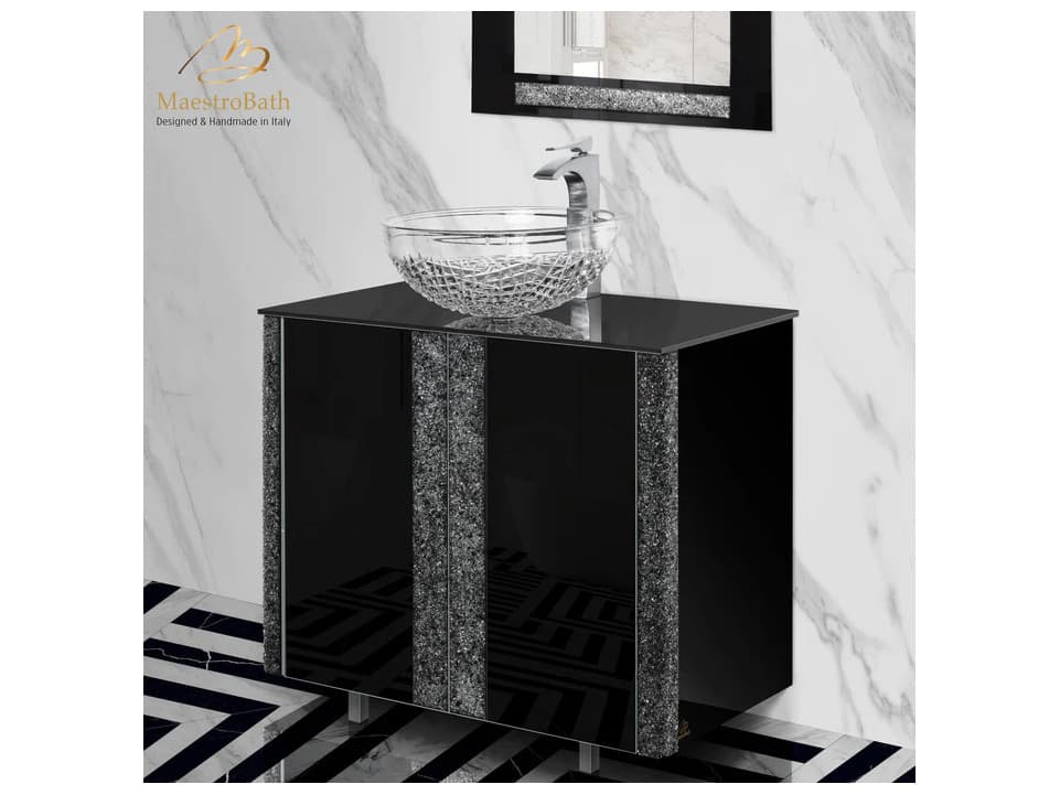 Maestro BathNovella Principe Luxury Crystal Vanity