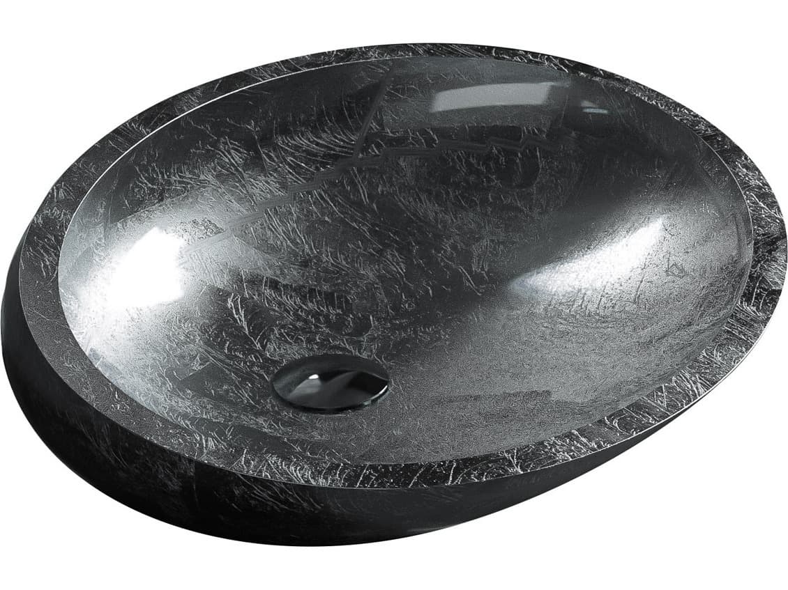 Maestro BathYlenia Cigno Max Vessel Sink  Silver Leaf