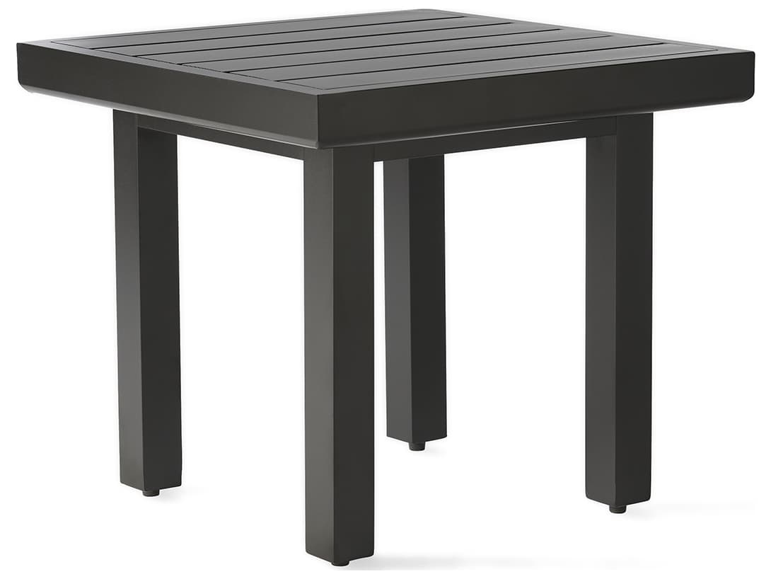 Mallin Trinidad Square Slatted Top Outdoor End Table
