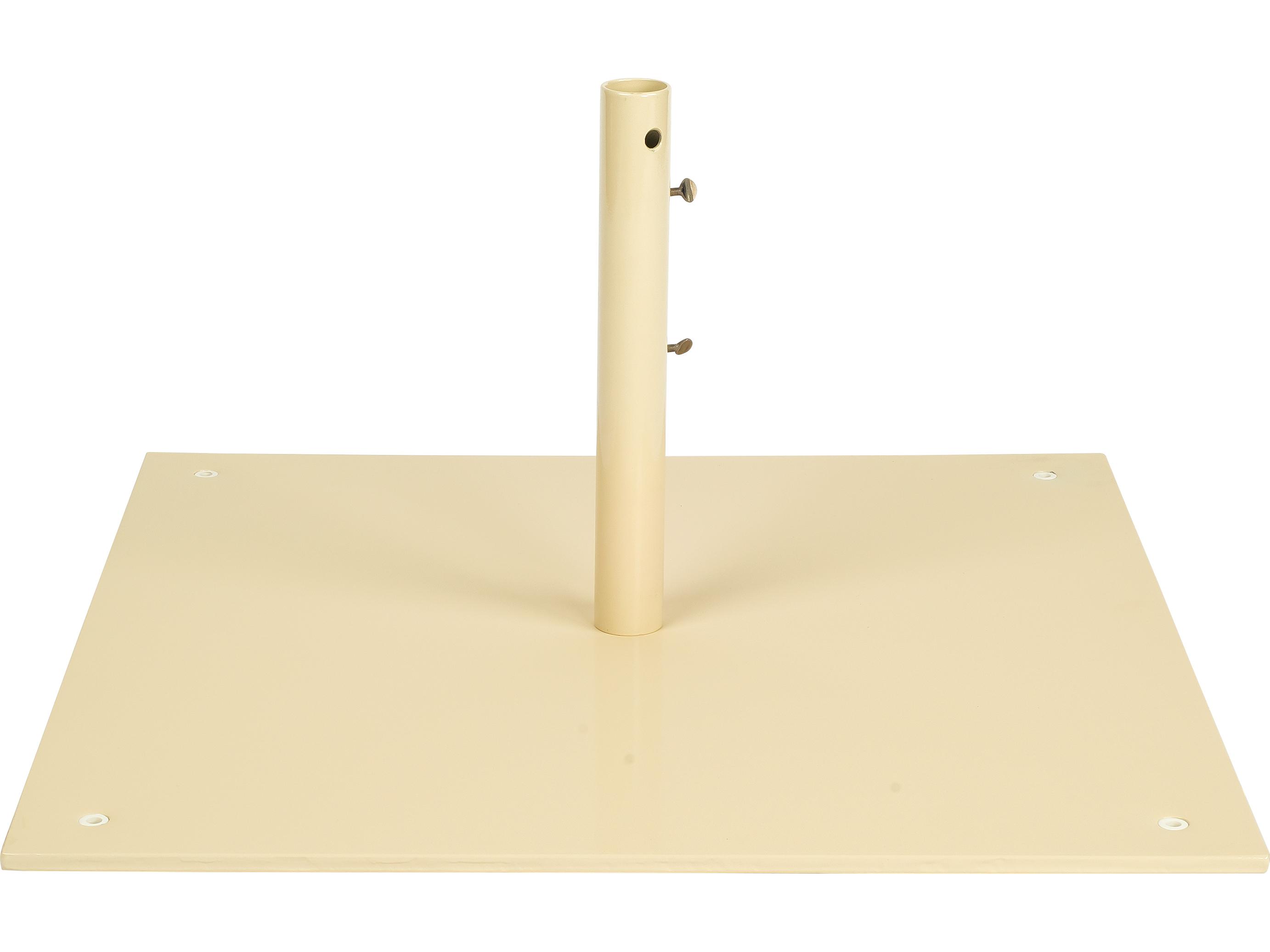 Mallin Market Steel Almond 30 Foot Square Free Standing Umbrella Base