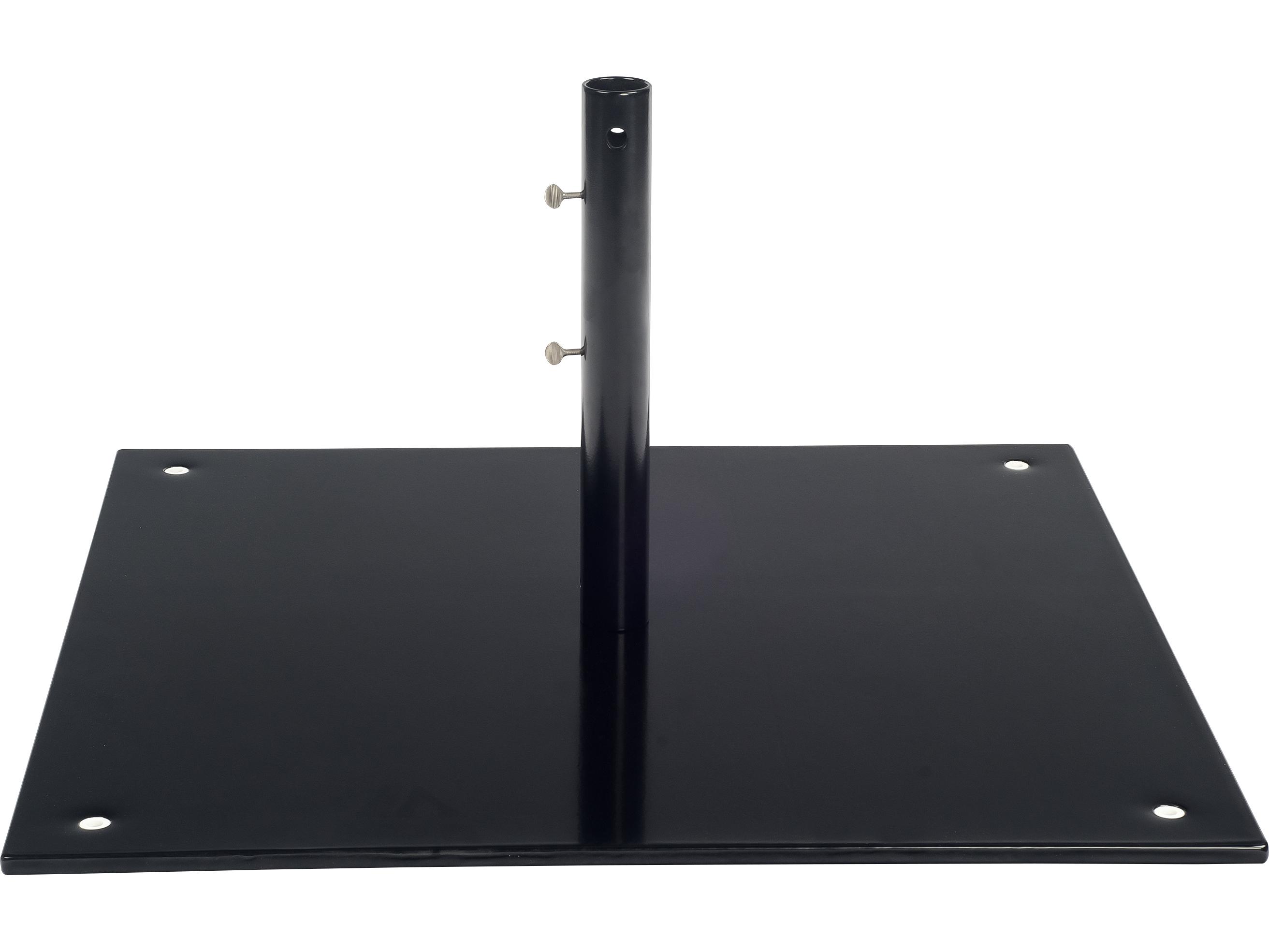 Mallin Market Steel Black 30 Foot Square Free Standing Umbrella Base