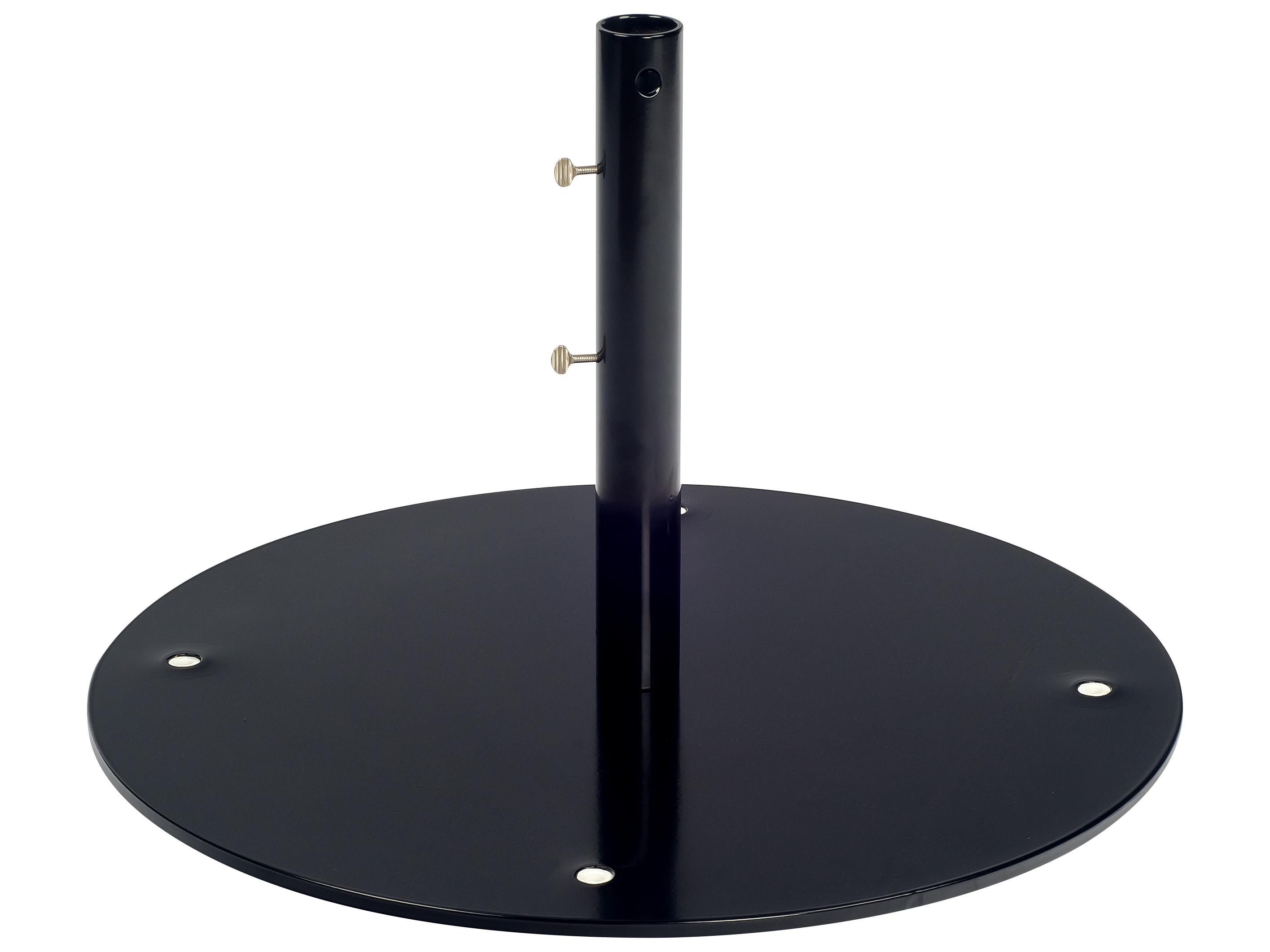 Mallin Market Steel Black 24.5 Foot Round Free Standing Umbrella Base