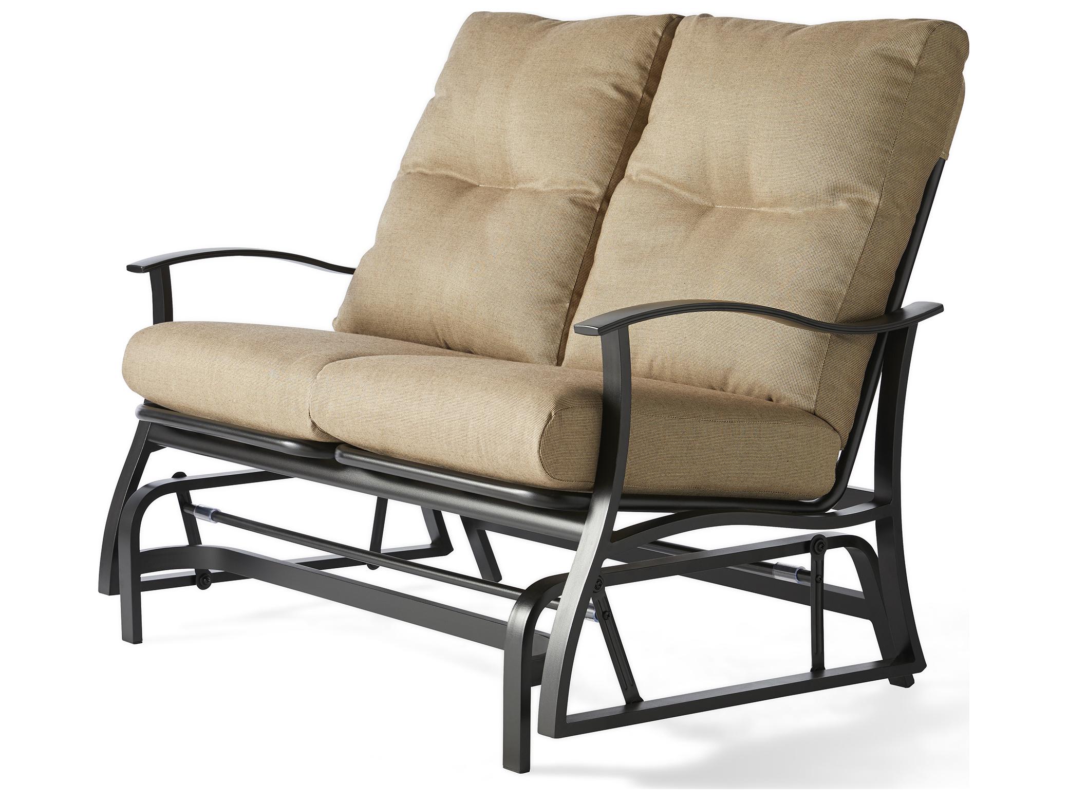 Mallin Albany Aluminum Cushion Outdoor Patio Loveseat