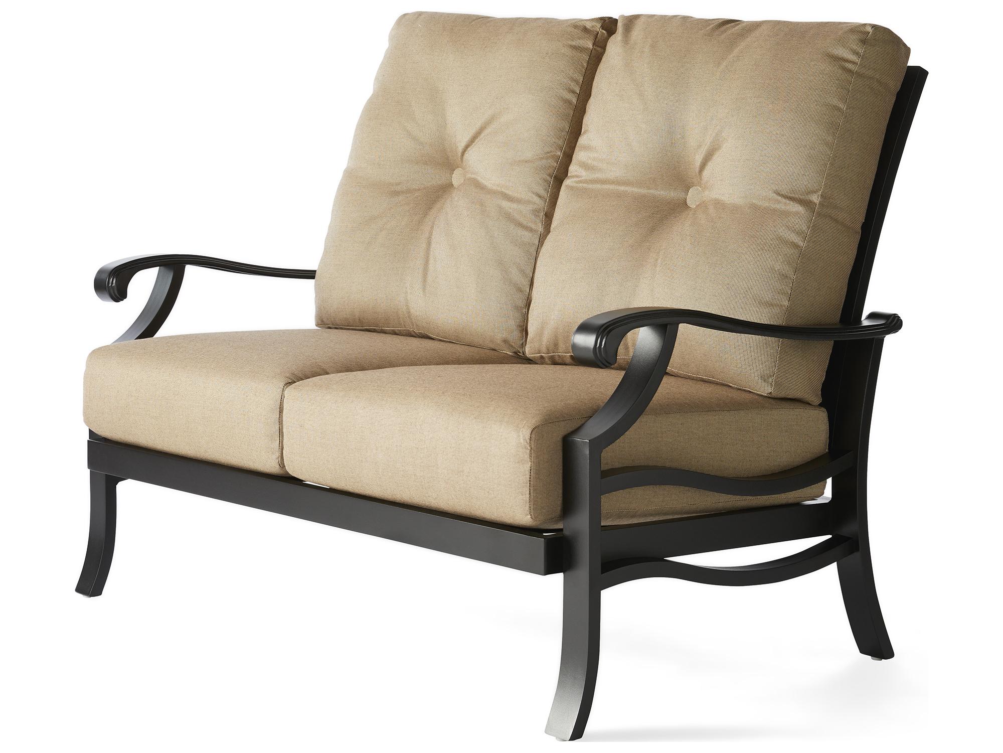 Mallin Anthem Cast Aluminum Outdoor Patio Loveseat