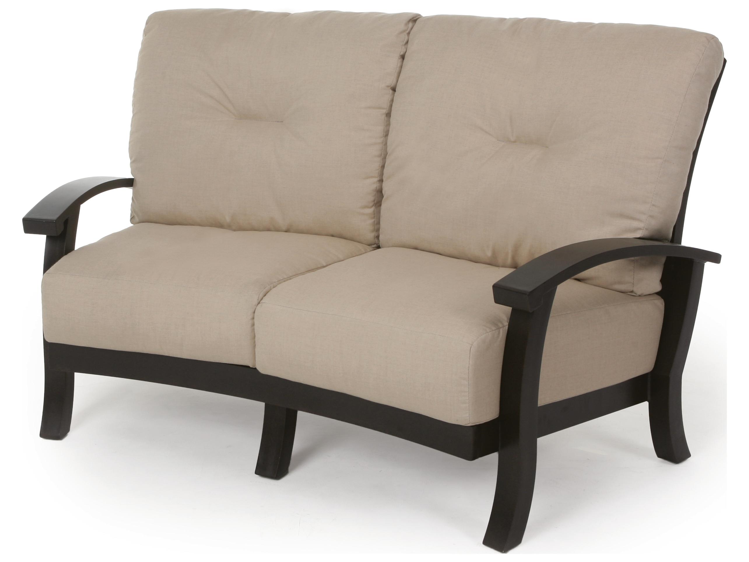 Mallin Georgetown Crescent Loveseat Replacement Cushions