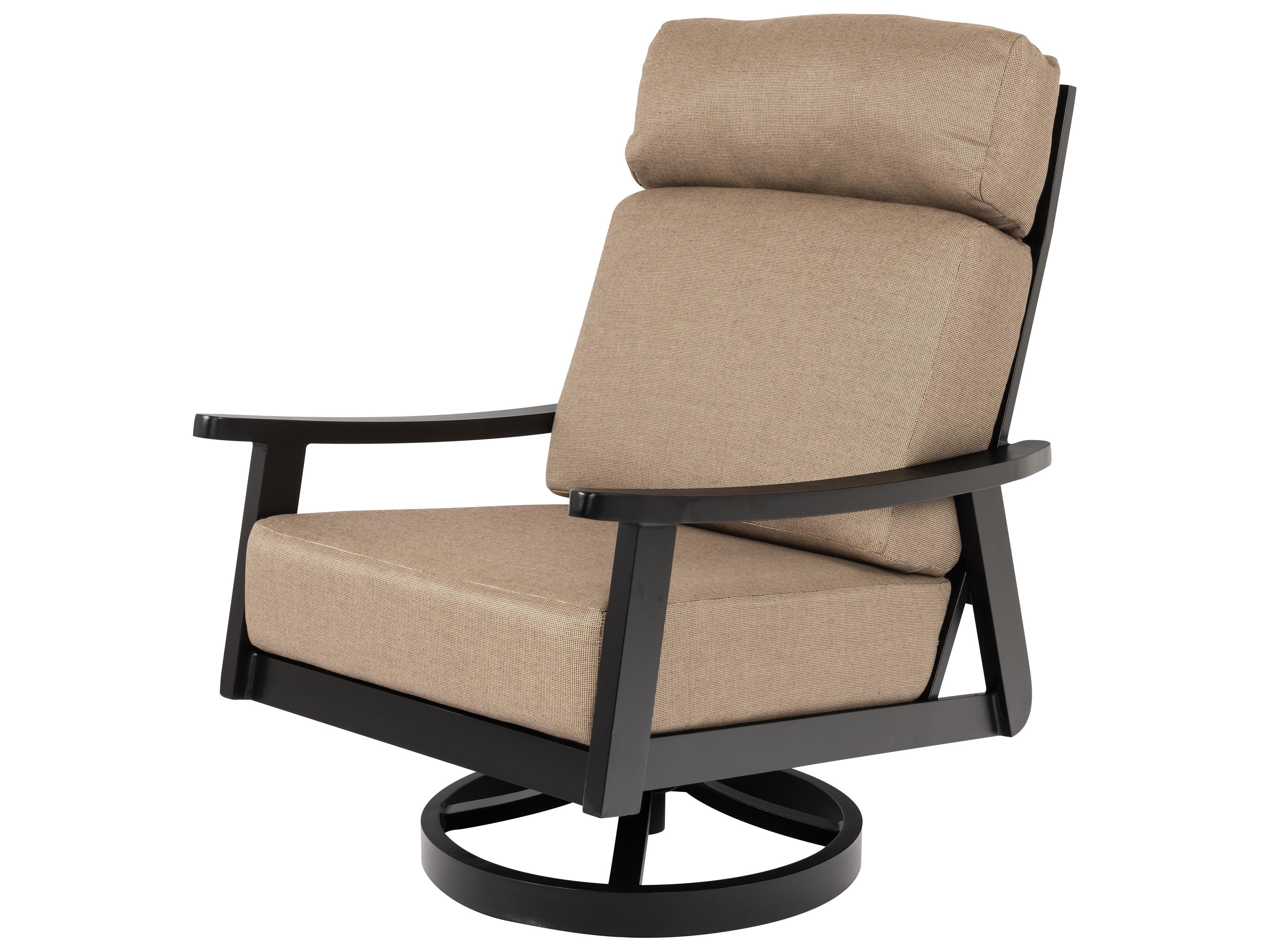 Mallin Lakeside Aluminum Swivel Rocking Outdoor Lounge Chair