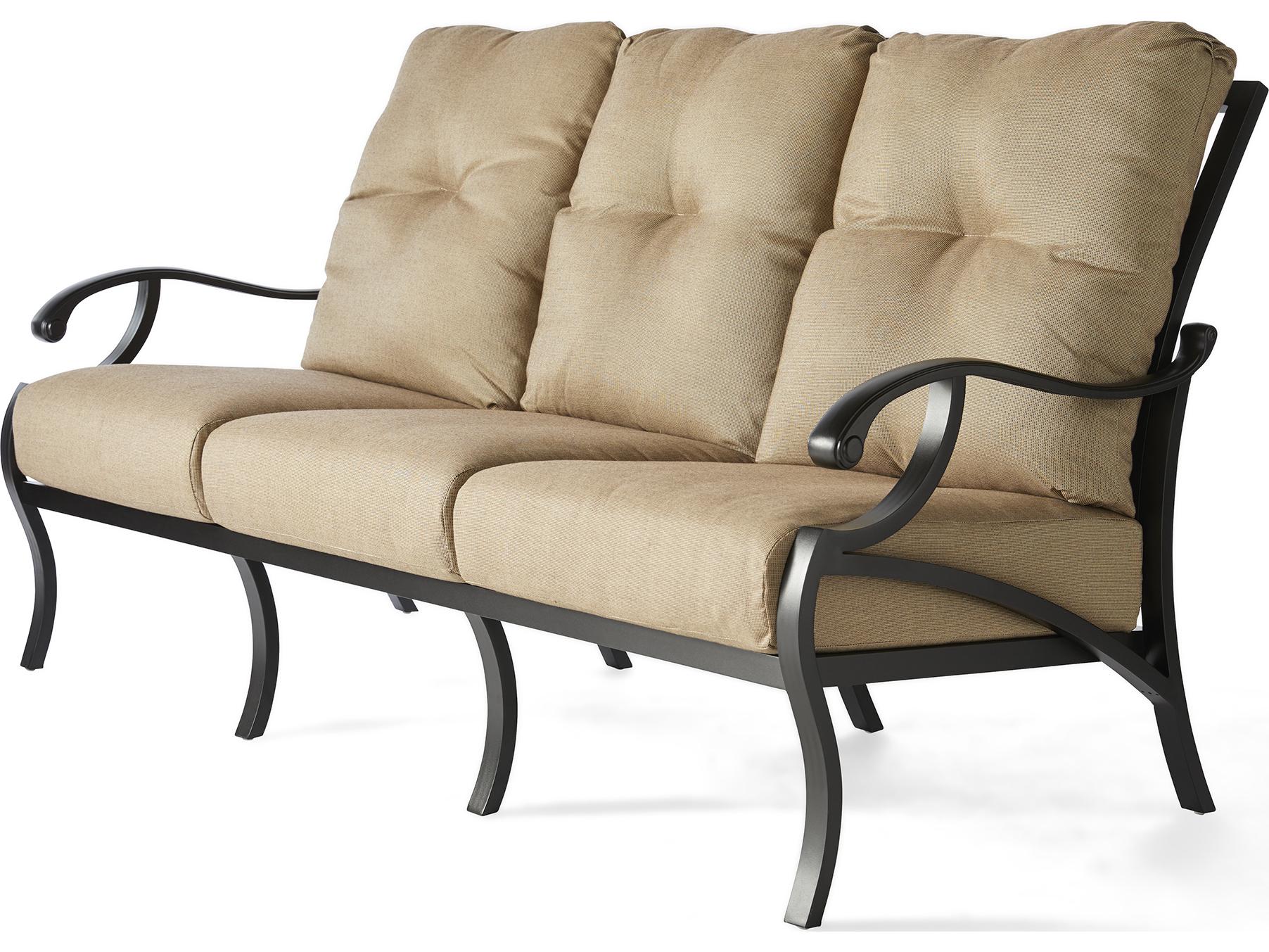 Mallin Volare Cushion Cast Aluminum Outdoor Sofa