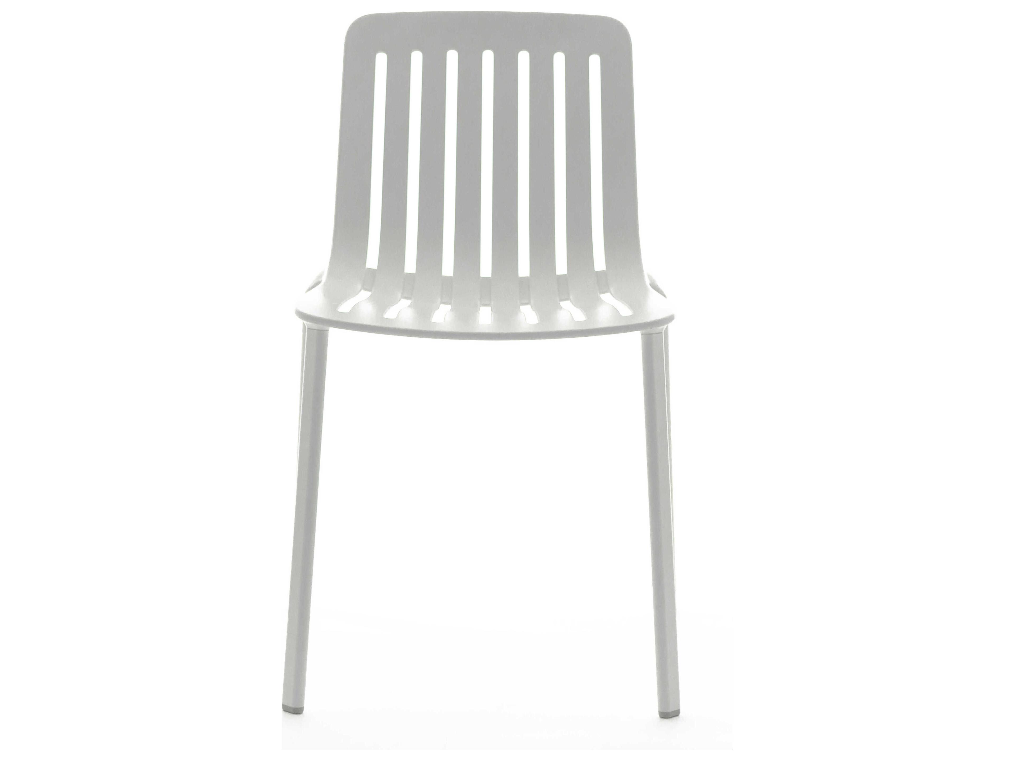 Magis Outdoor Plato White Aluminum Metal Dining Chair