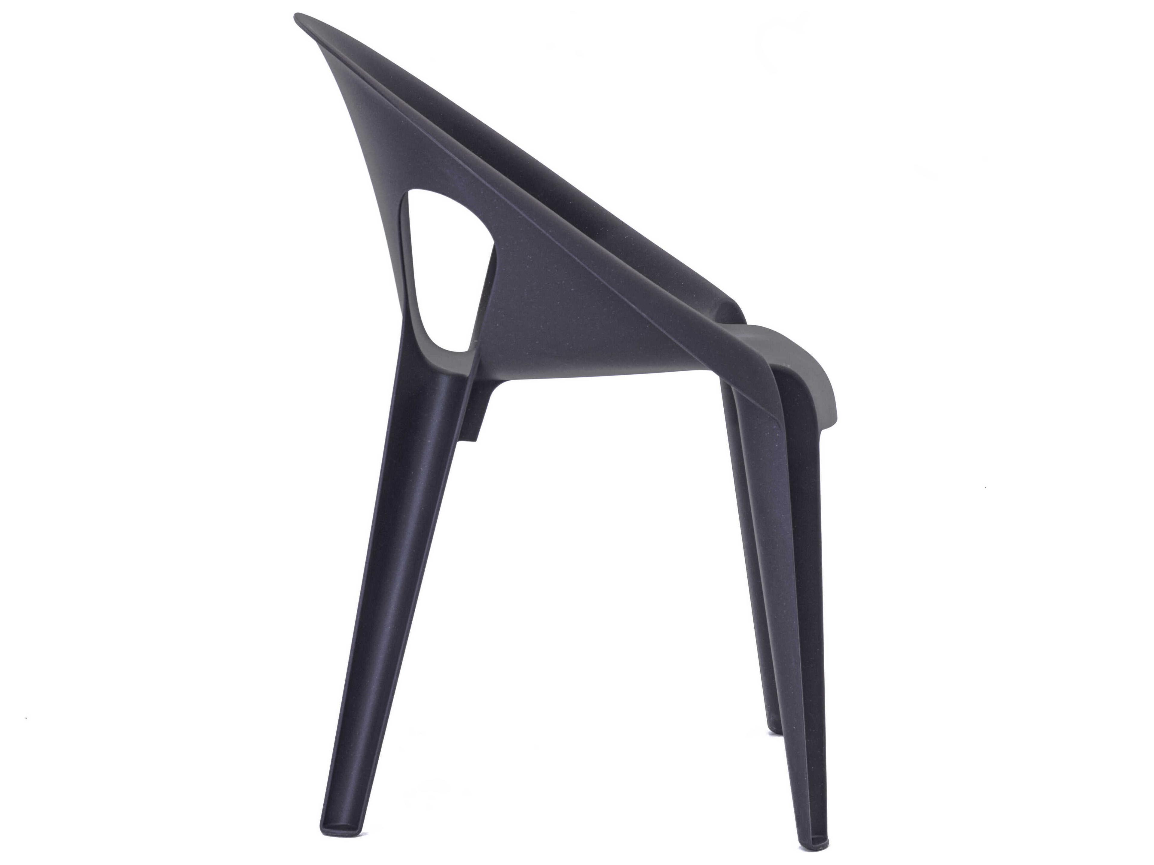 Magis Outdoor Bell Midnight Polypropylene Lounge Chair