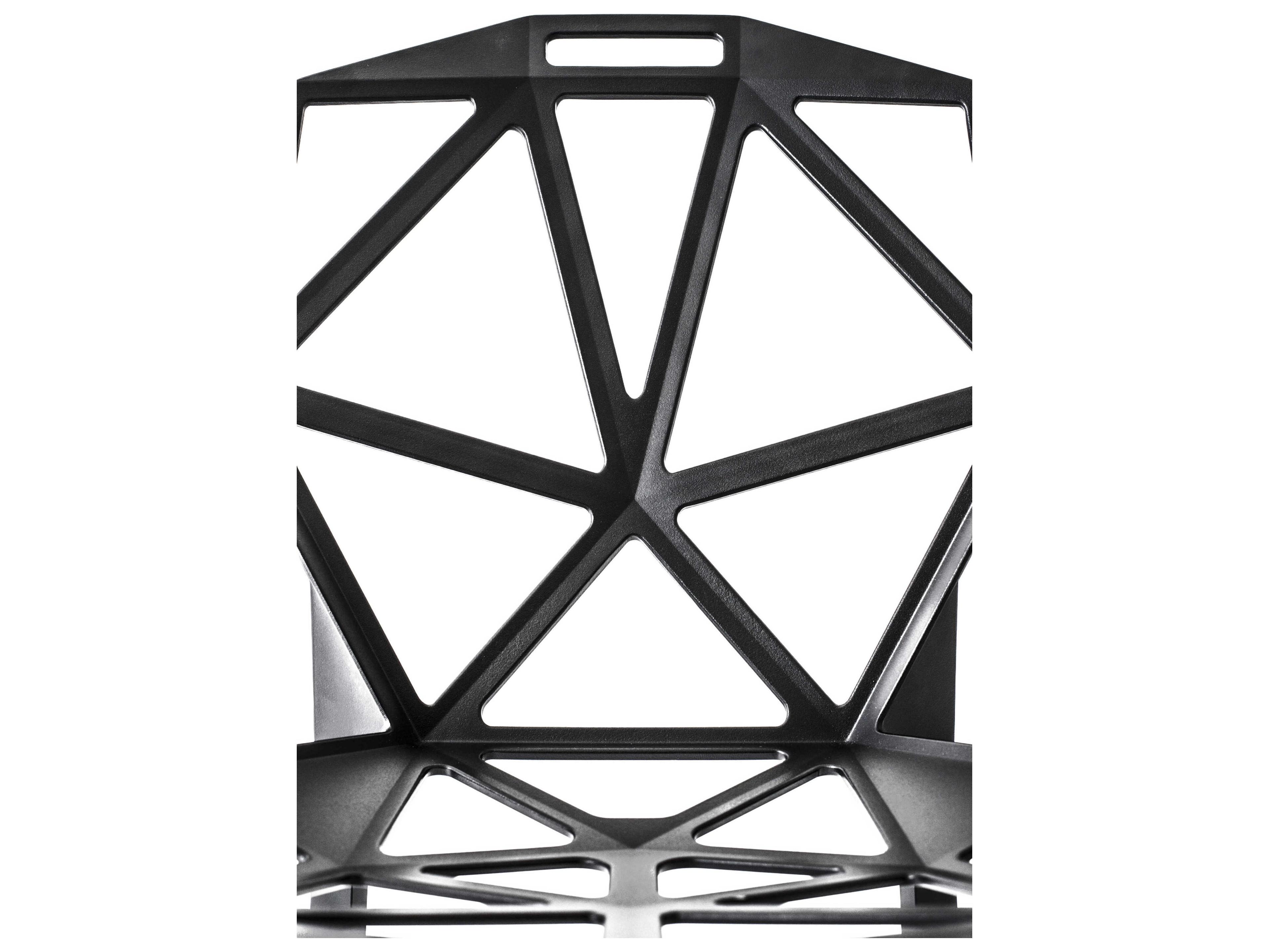 Magis Outdoor Chair One Black Aluminum Metal Dining