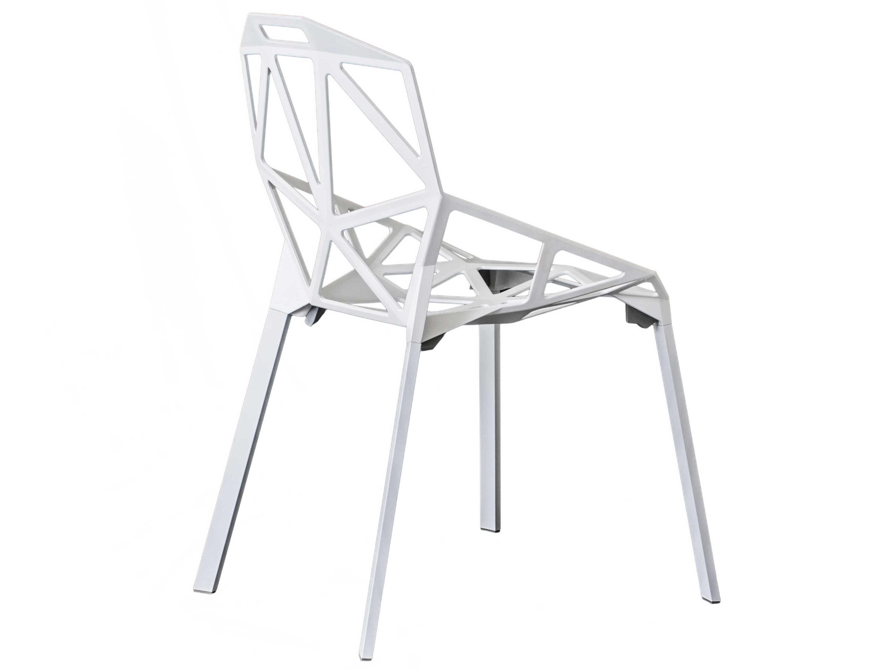 Magis Outdoor Chair One White Aluminum Metal Dining