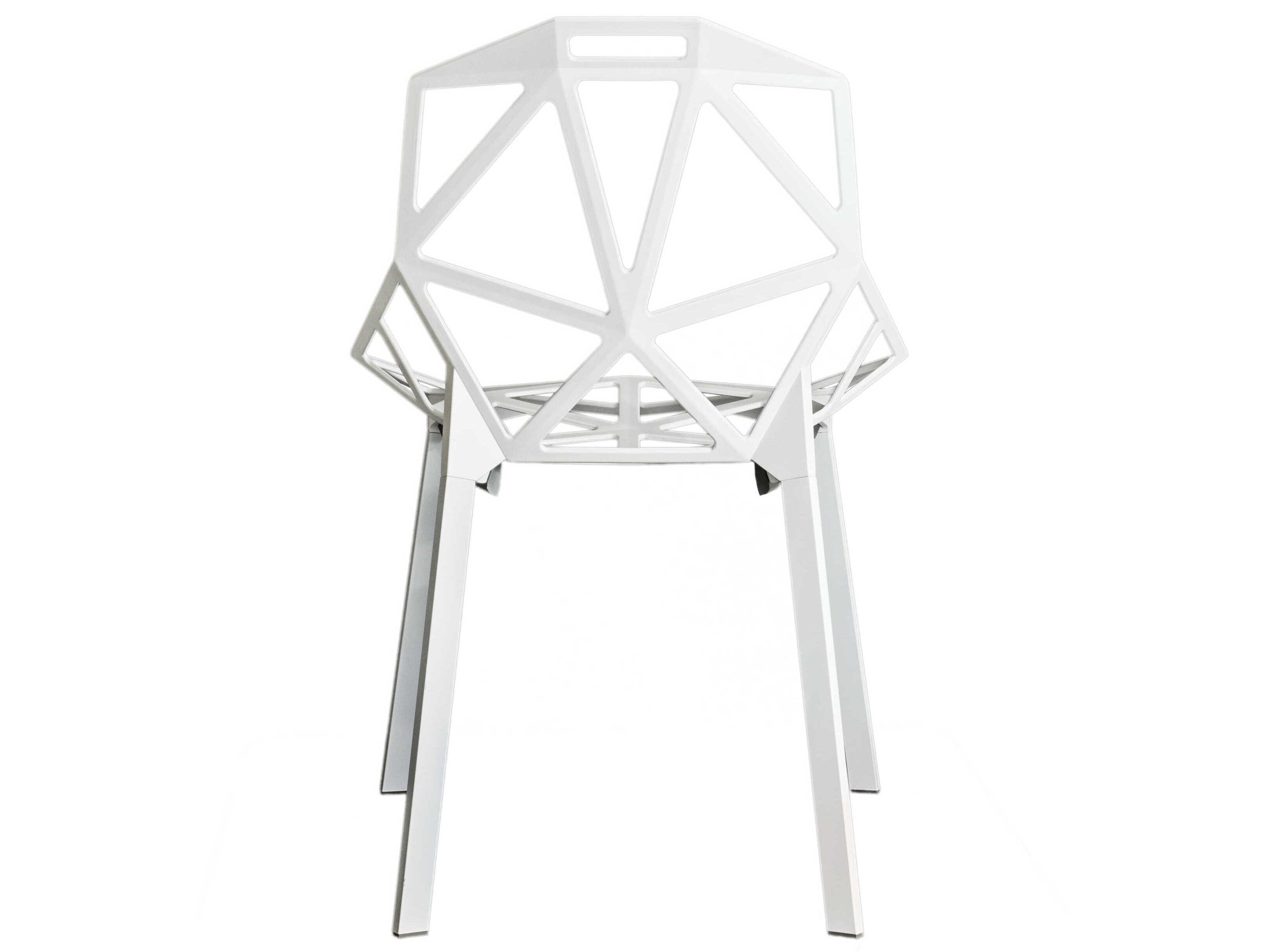 Magis Outdoor Chair One White Aluminum Metal Dining