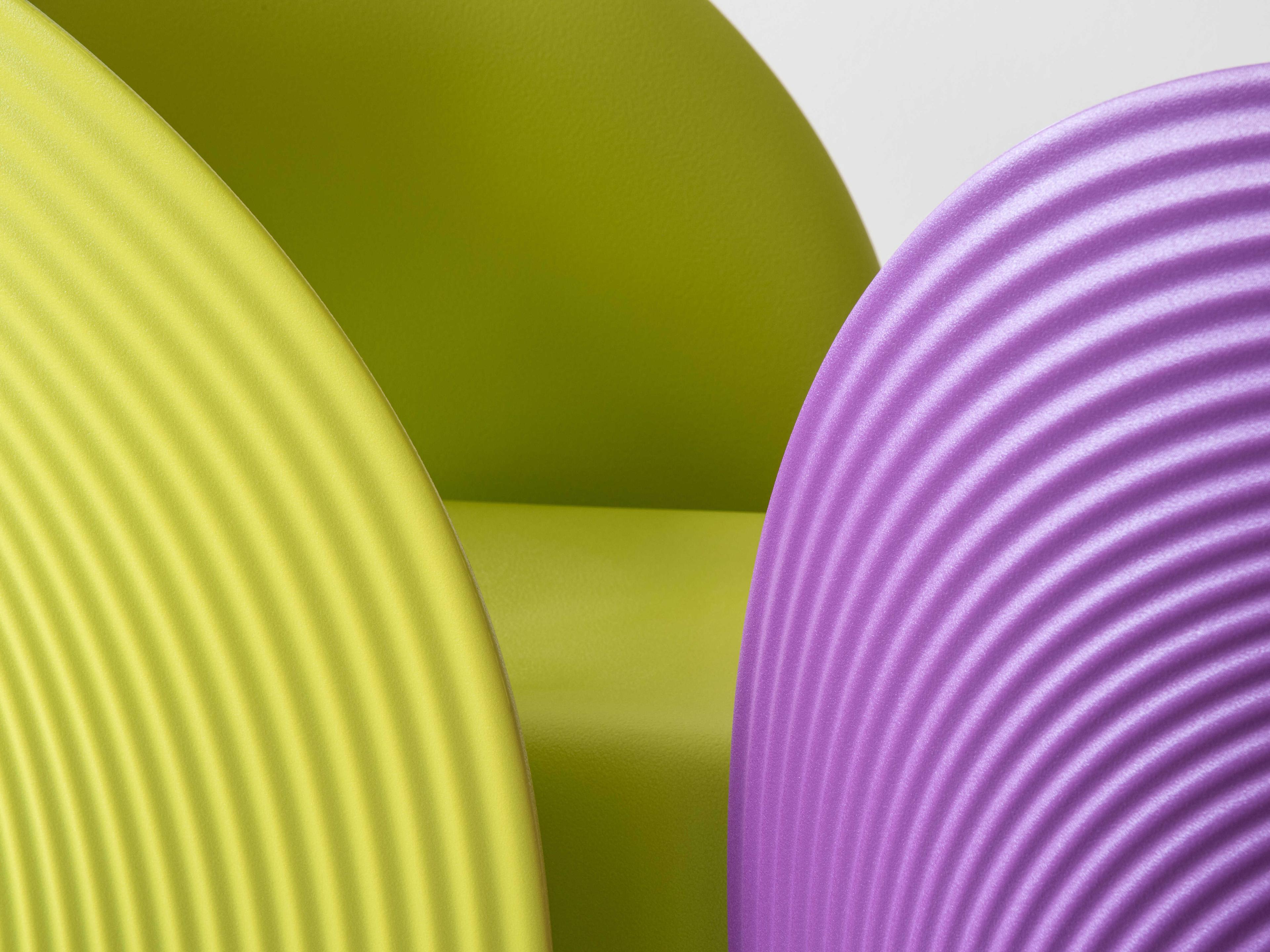 Magis Outdoor Raviolo Purple Polypropylene Lounge Chair