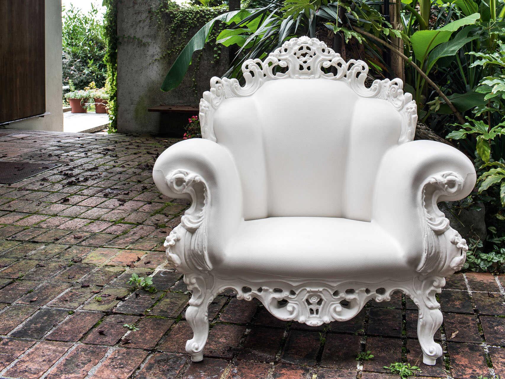 Magis Outdoor Proust White Polypropylene Lounge Chair